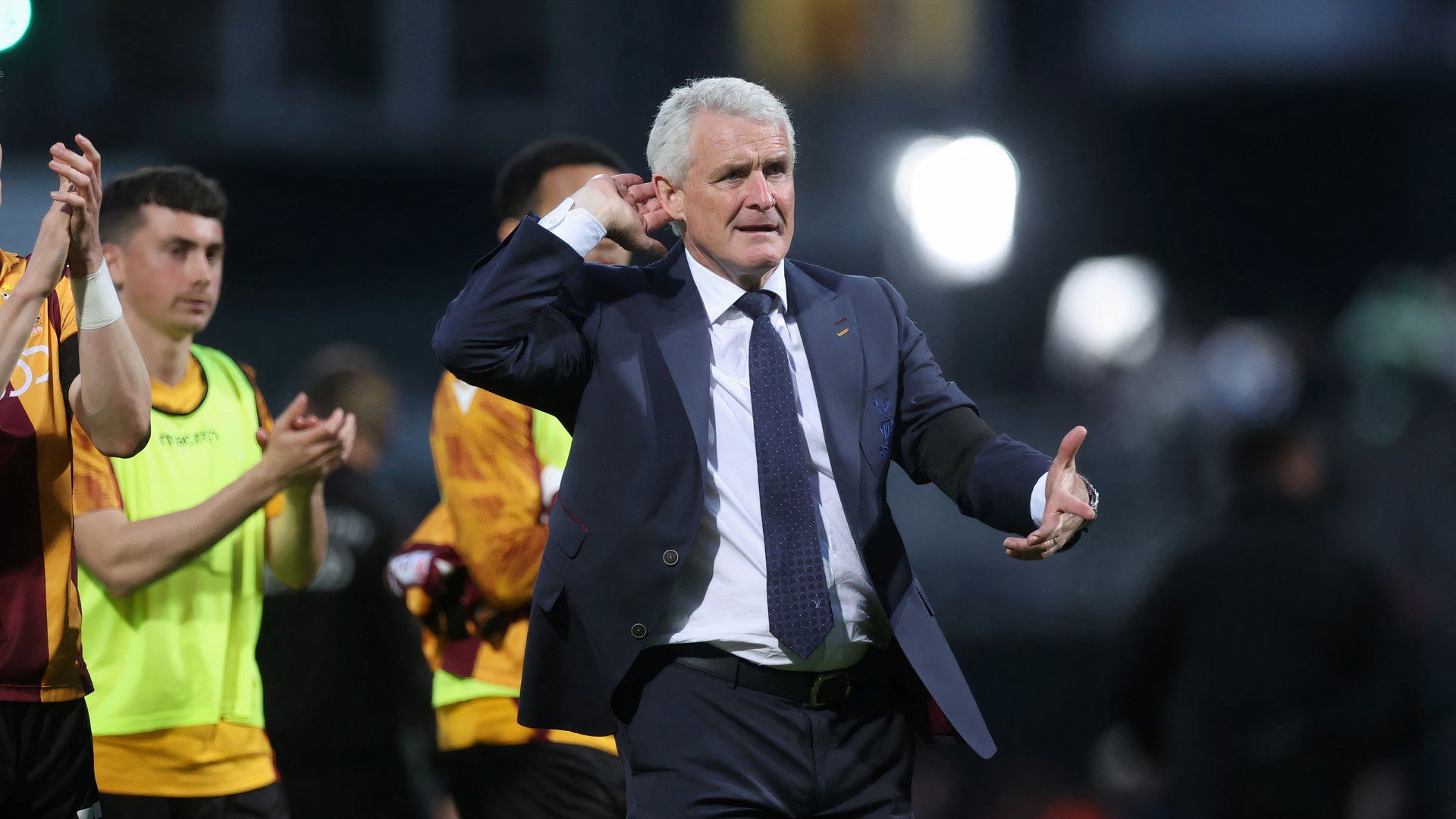 Mark Hughes’ comments likely to further sour relationship with Bradford