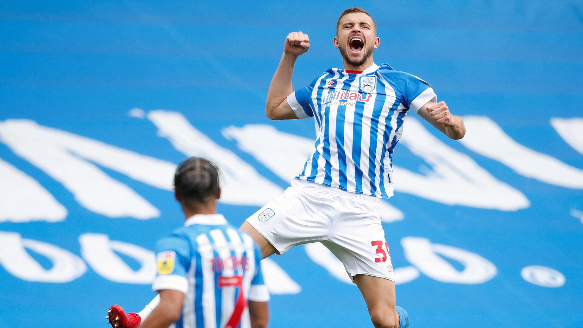 Michal Helik scores for Huddersfield Town