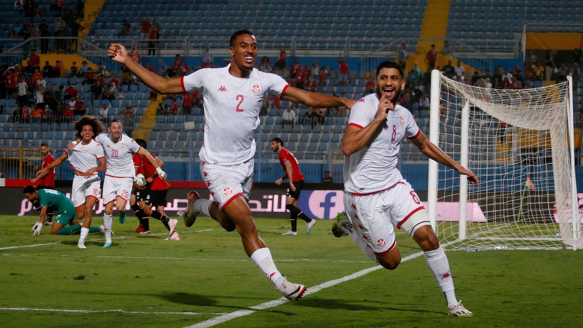 Yan Valery playing for Tunisia