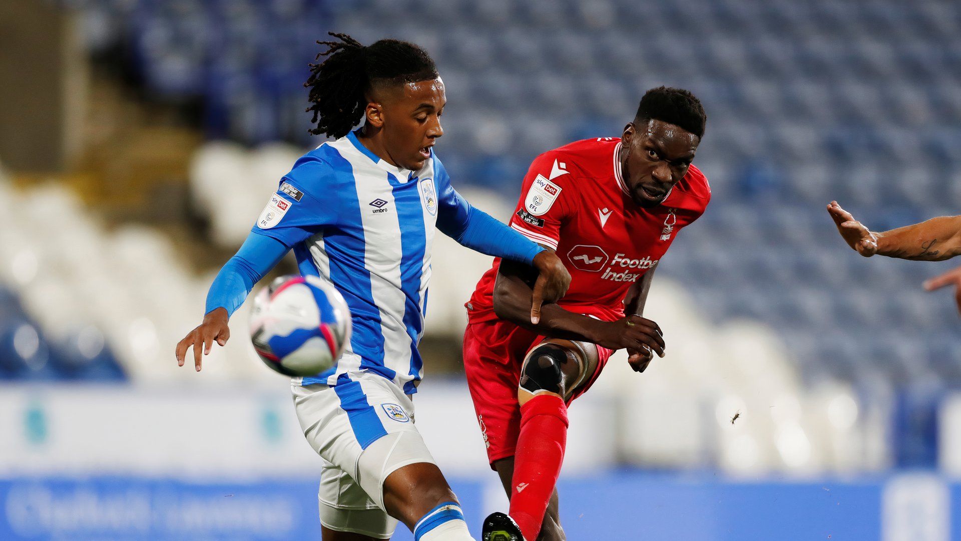 Bradford City Romoney Crichlow playing for Huddersfield Town (1)