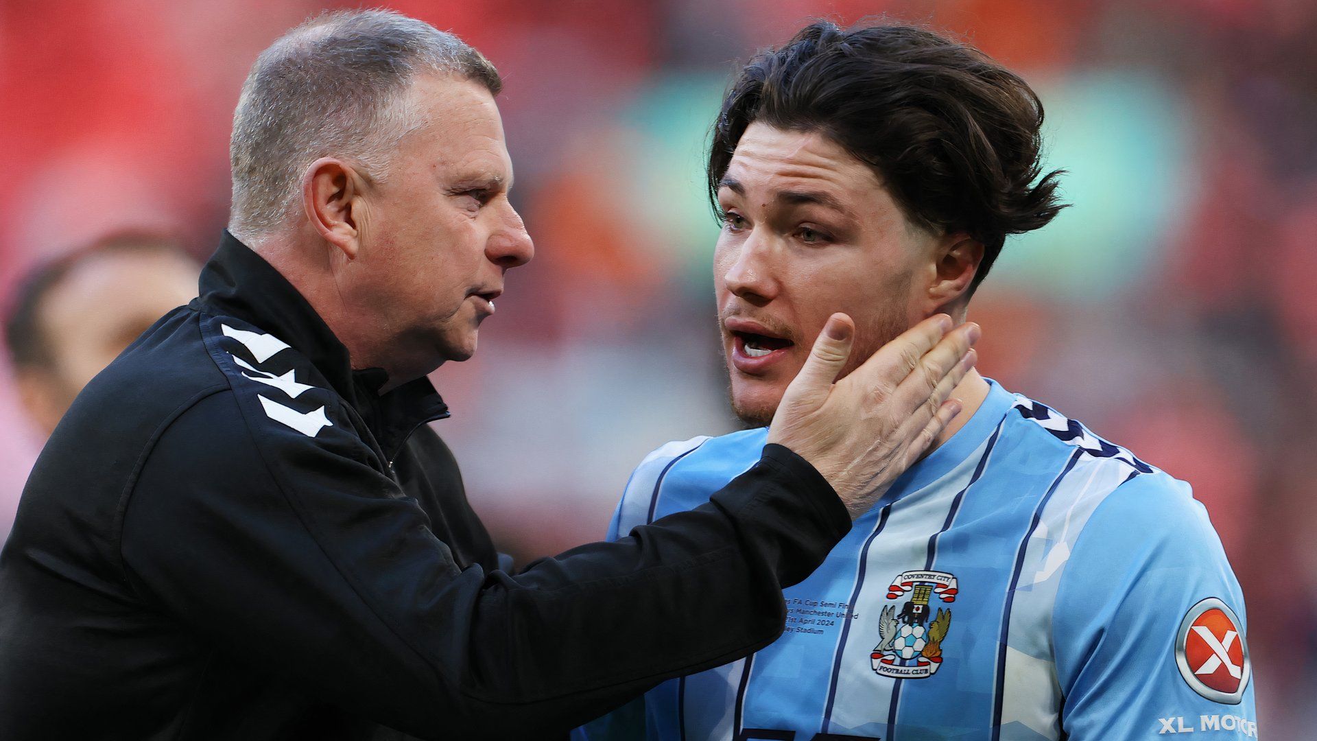 Mark Robins and Callum O'Hare