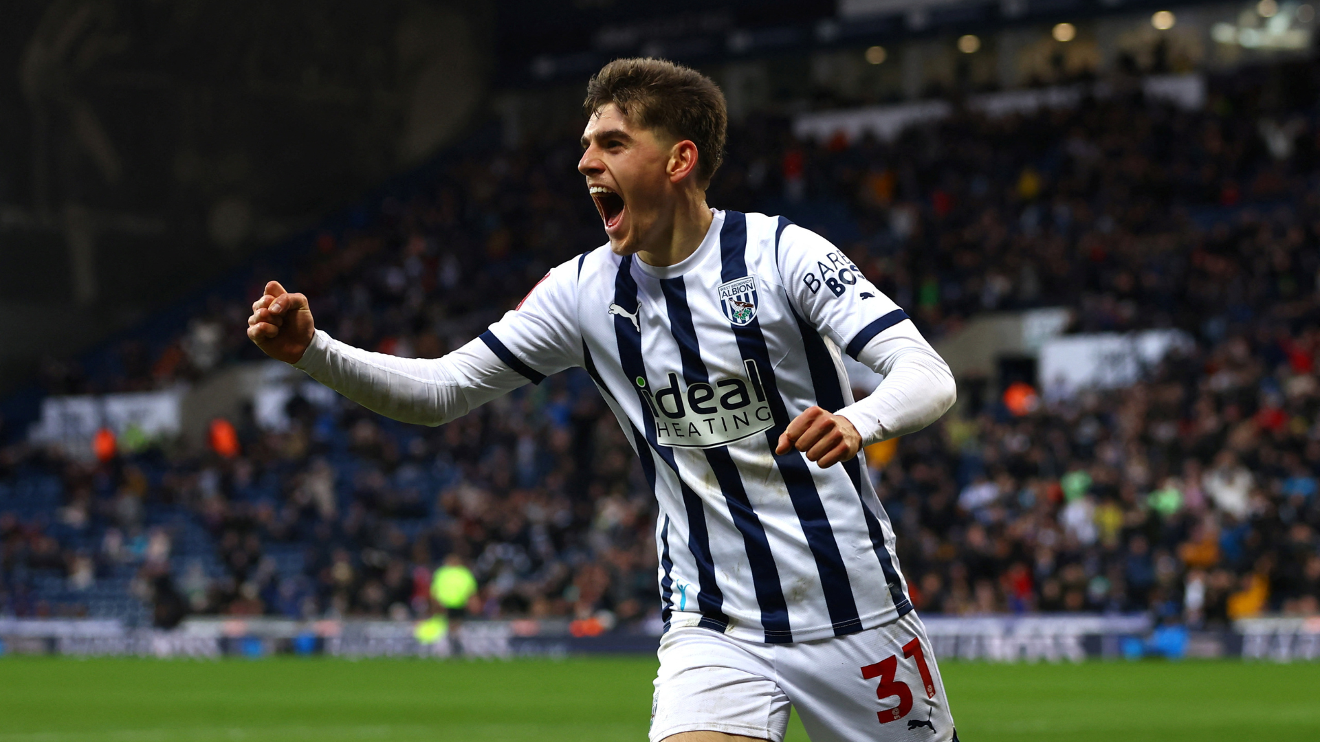 West Brom's Tom Fellows