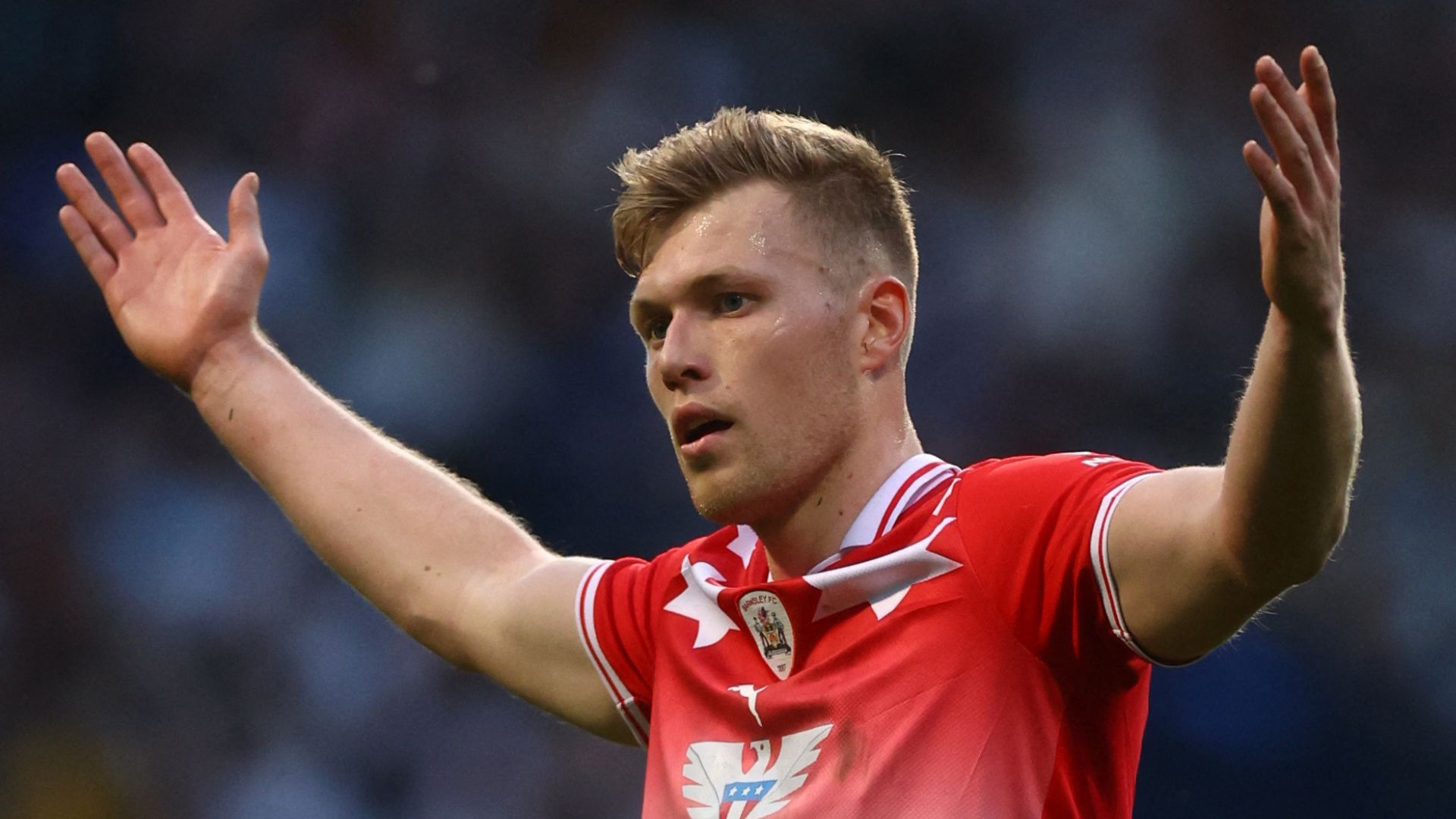 Barnsley Sam Cosgrove against Bolton Wanderers 