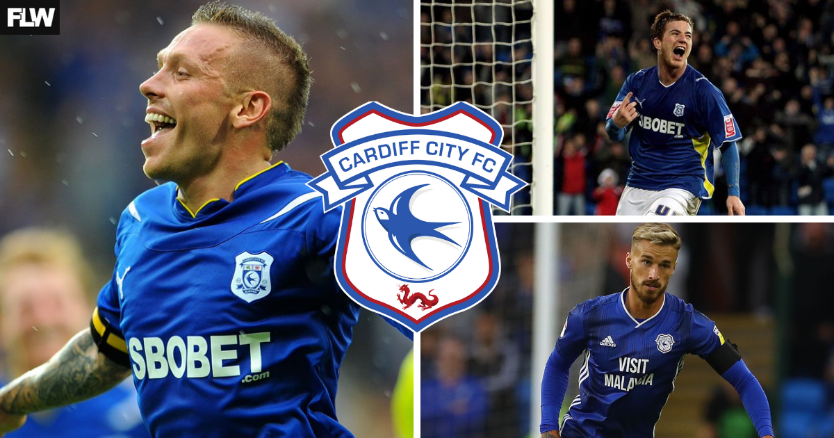 Maillot Domicile Cardiff City FC 2010-2011 – Puma, Taille S, Signé #39 Bellamy Quinn