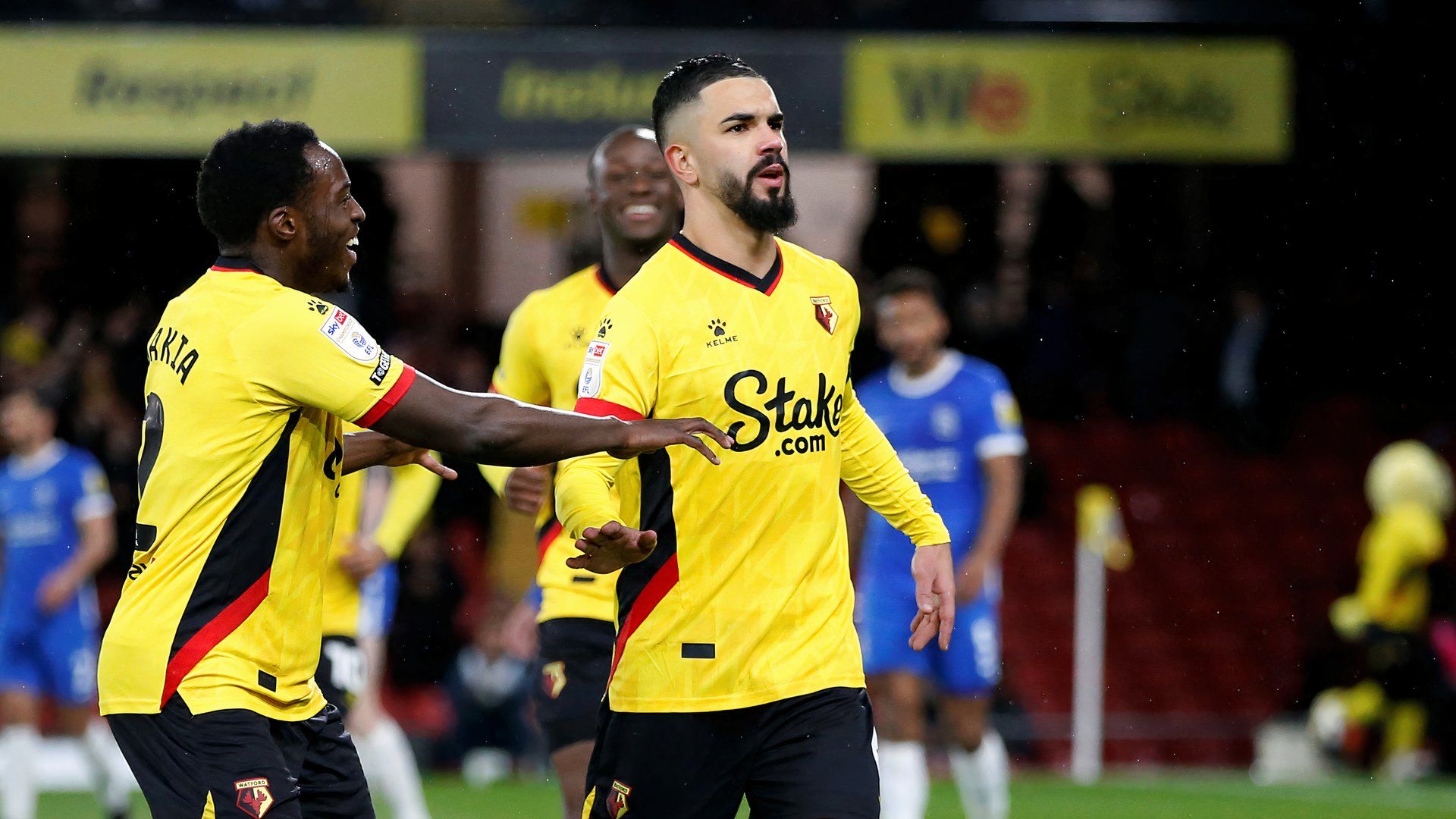 Imran Louza in action for Watford