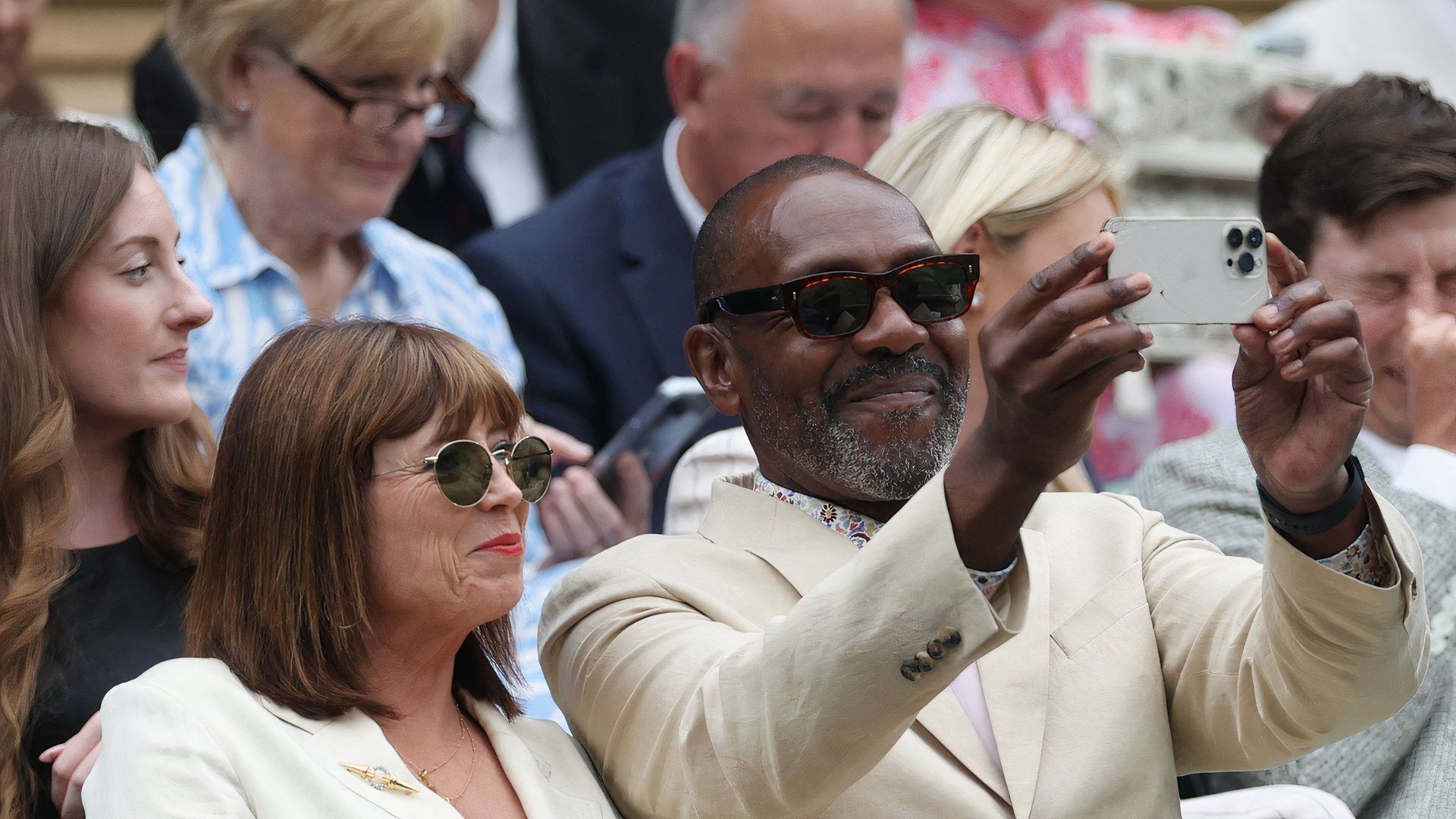 Lenny Henry at Wimbledon