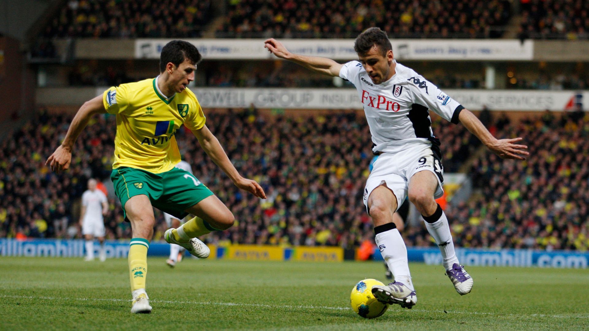 Norwich City v Fulham Barclays Premier League