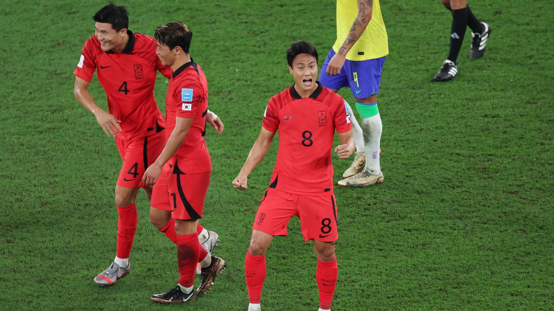 Paik Seung-Ho featuring in the 2022 FIFA World Cup for South Korea