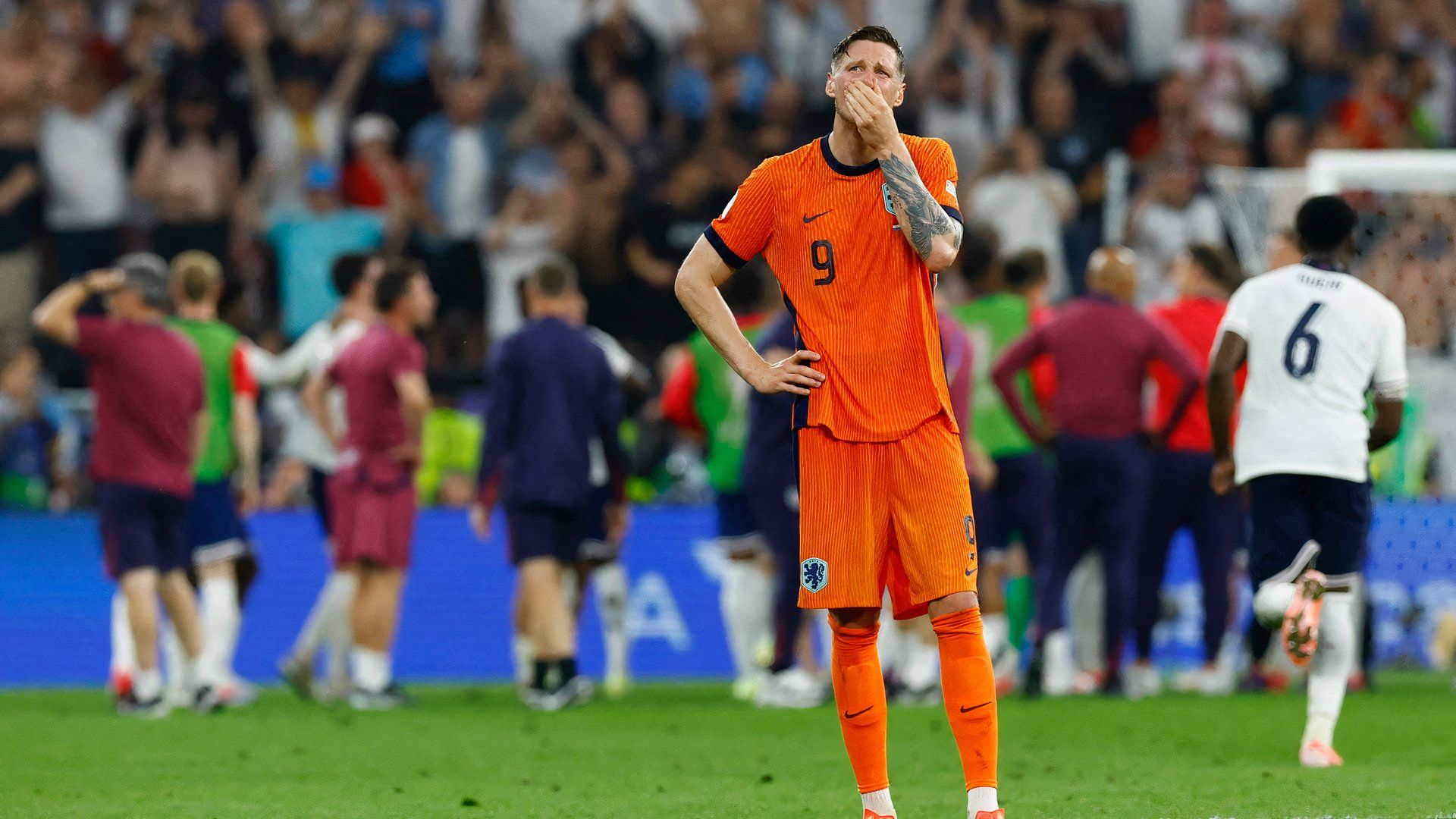 Wout Weghorst after the Netherland's UEFA Euro 2024 defeat to England