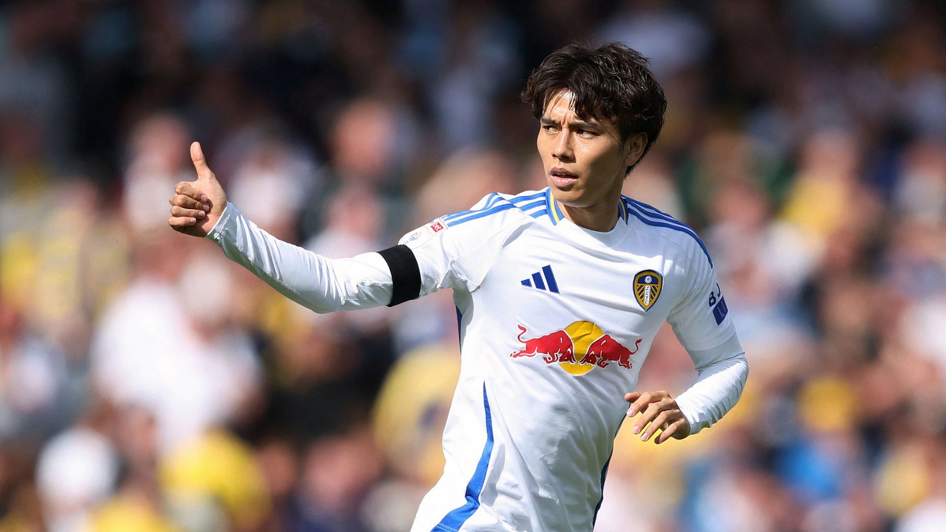 Leeds United's Ao Tanaka