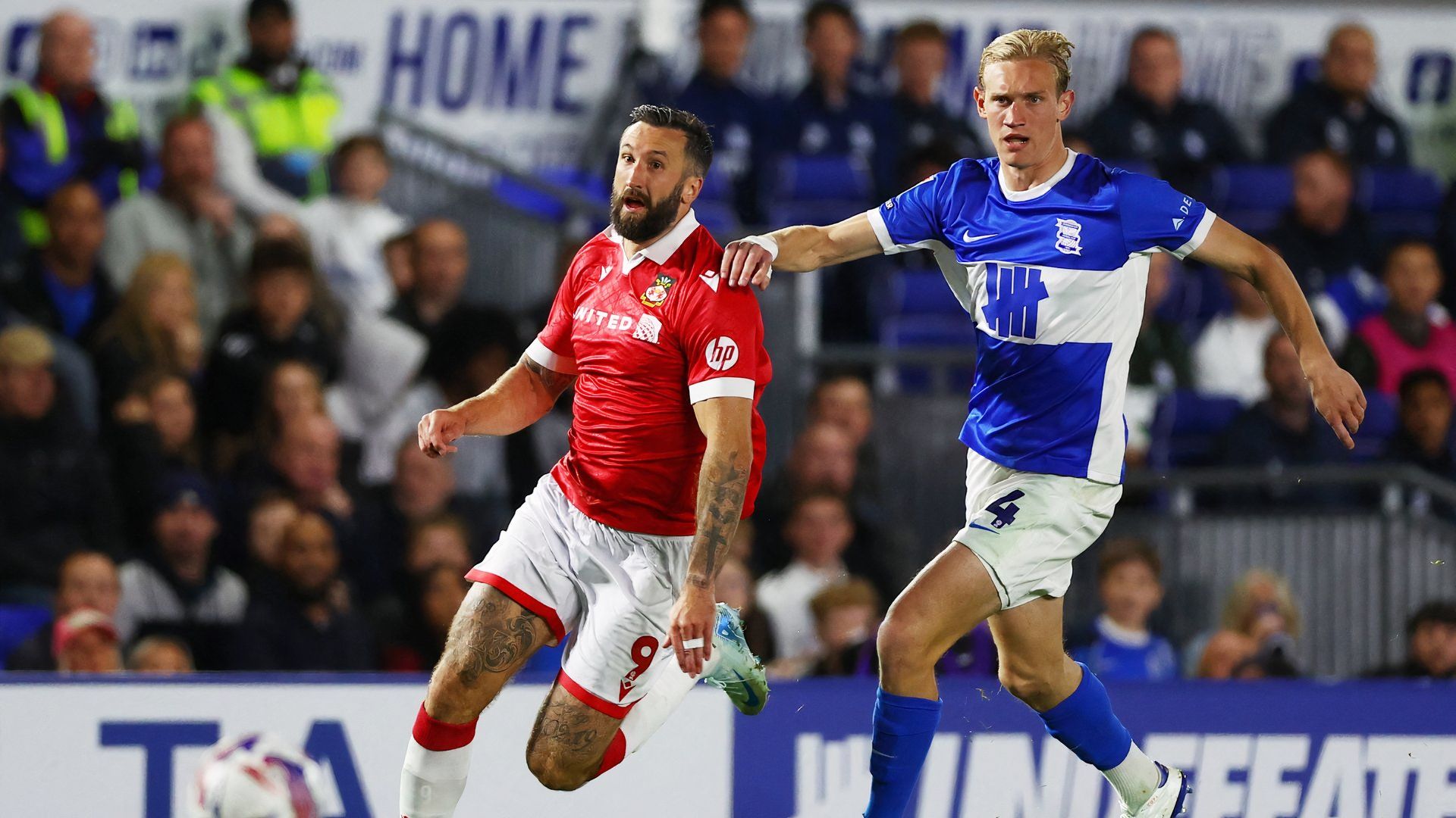 Christoph Klarer in action for Birmingham City