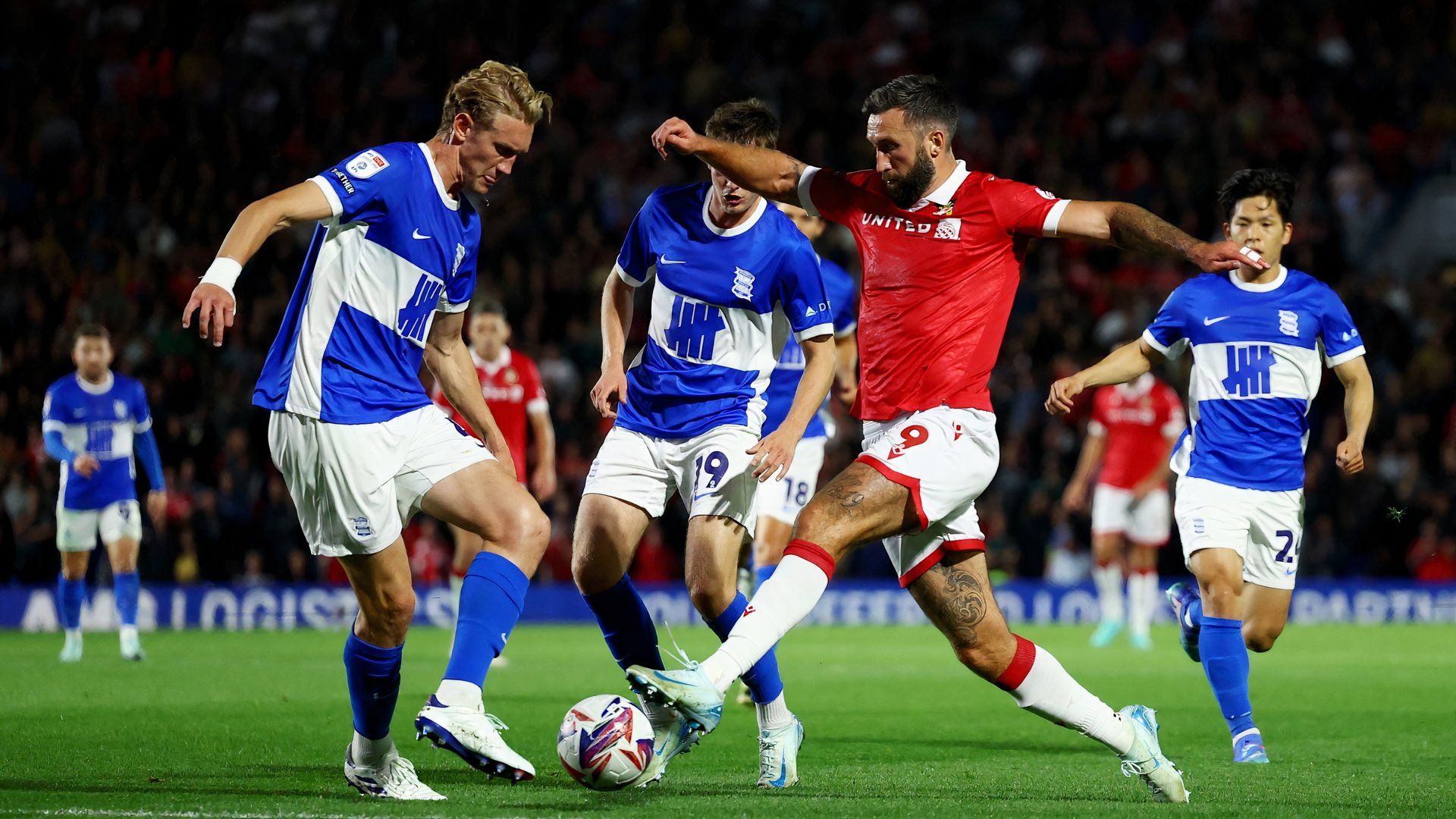 Christoph Klarer playing for Birmingham City