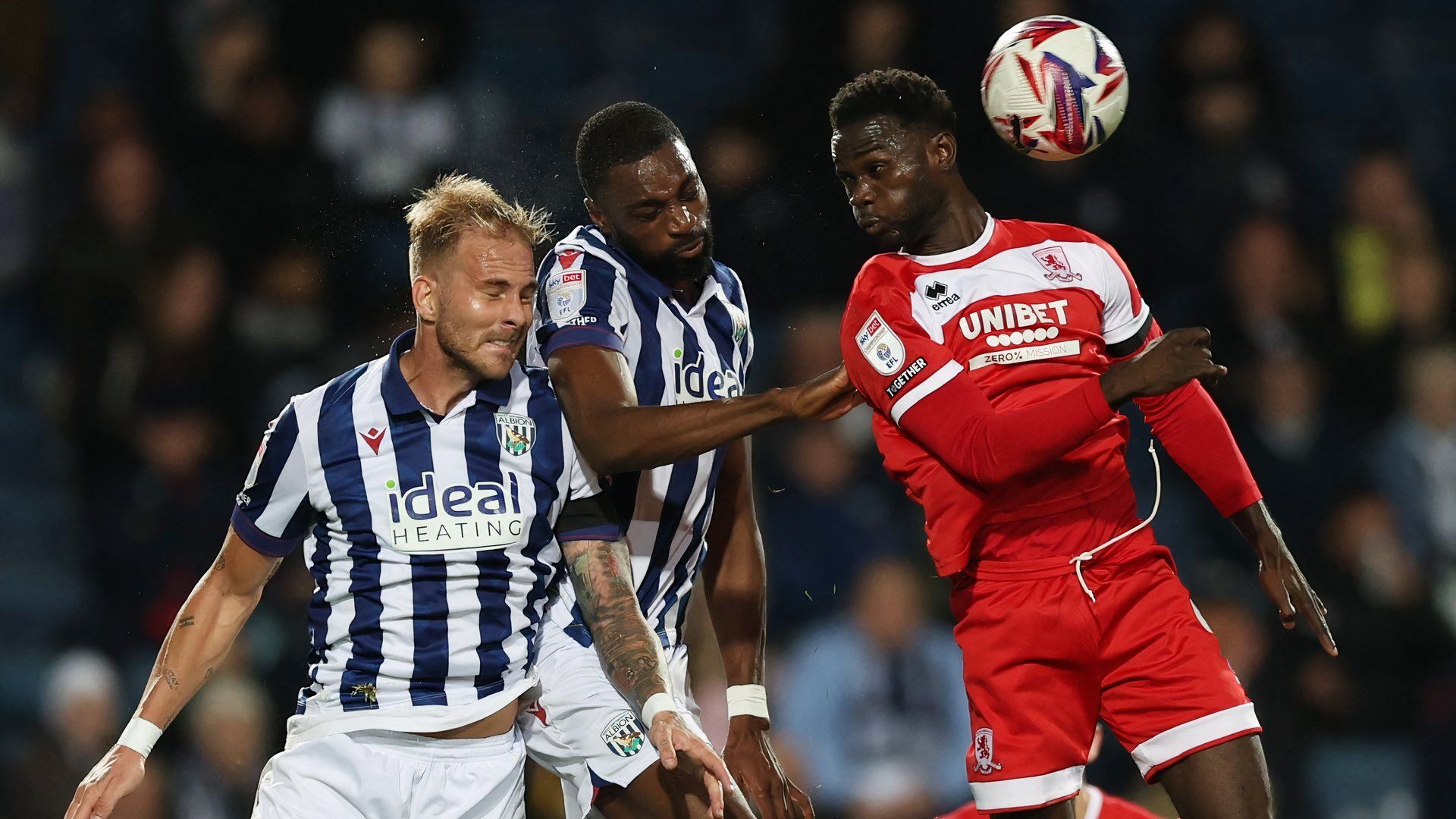 Middlesbrough's Emmanuel Latte Lath v West Brom