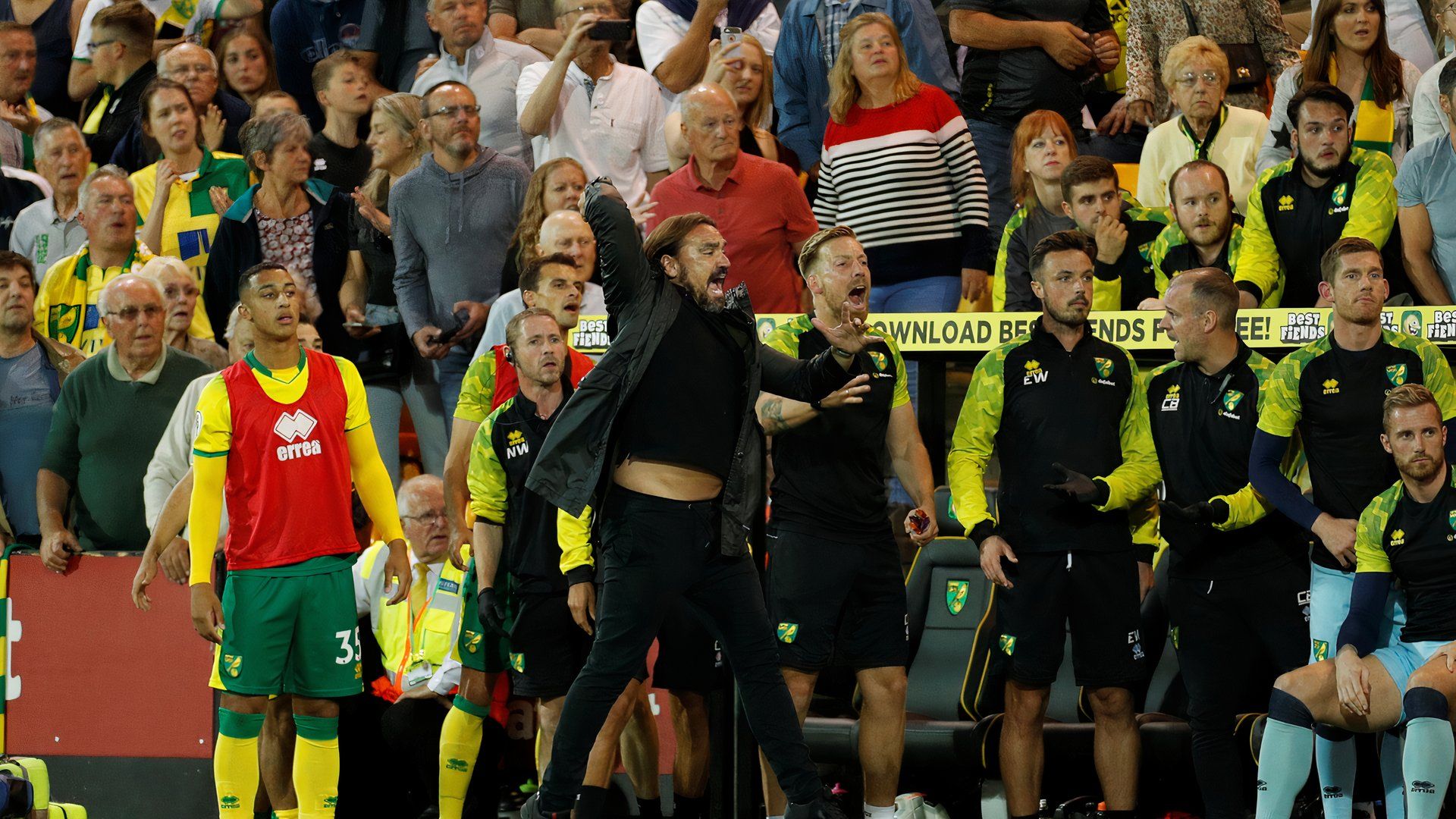 Daniel Farke, Norwich City vs Manchester City