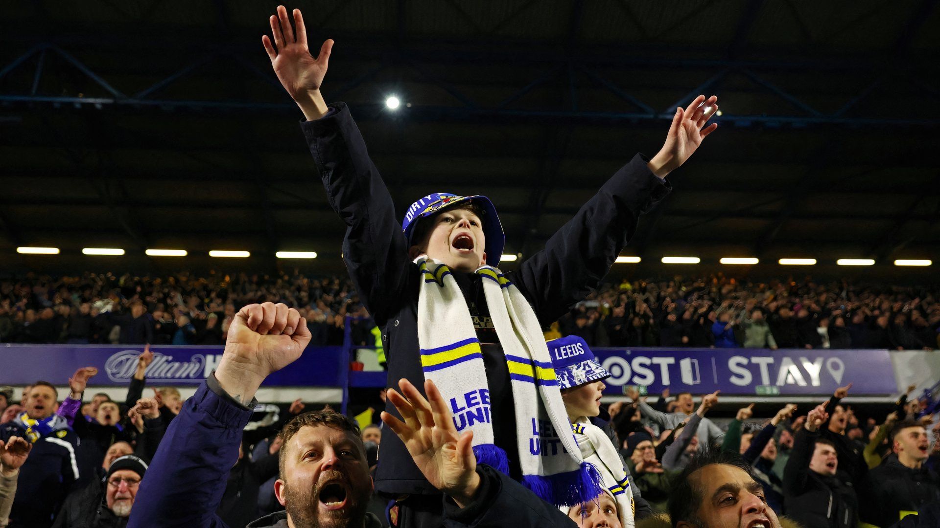 Leeds United's average attendance at Elland Road now compared to 10 ...