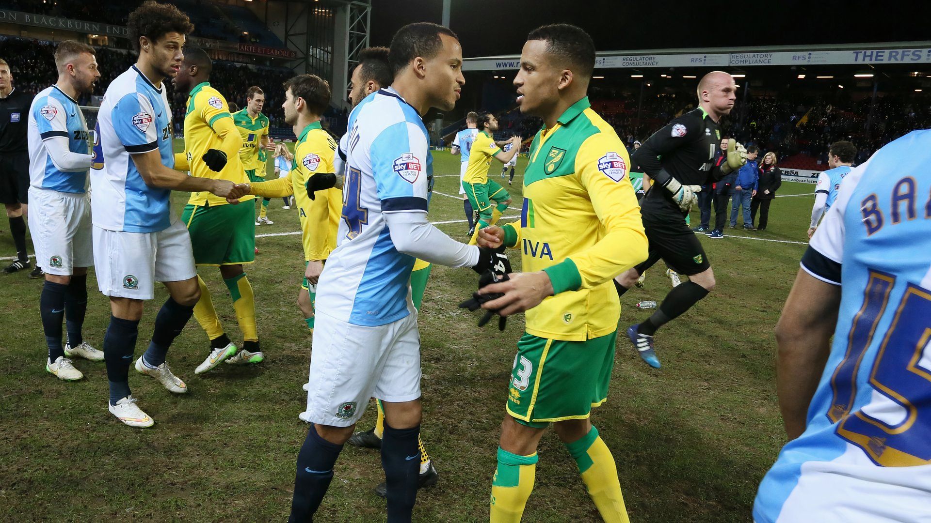 Norwich City and Blackburn Rovers supporters will share Martin Olsson