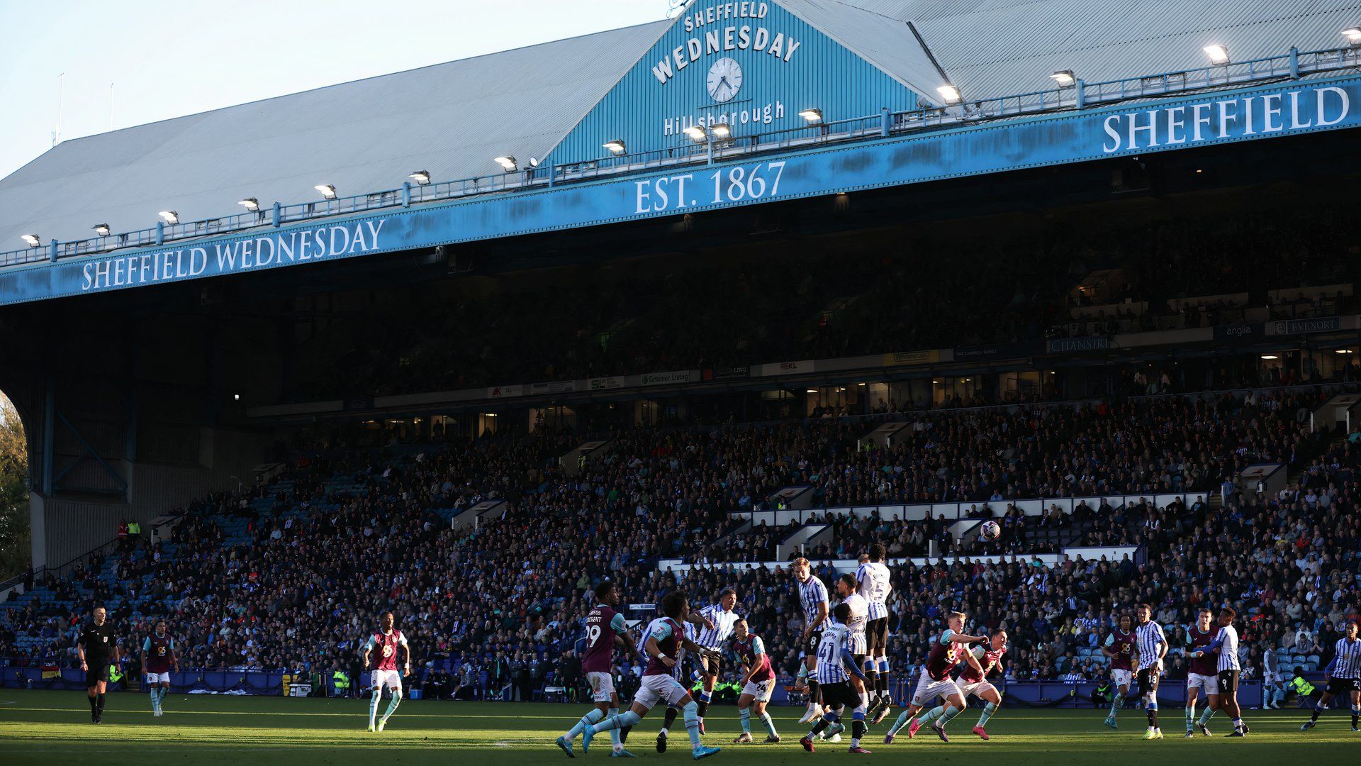 sheffield wednesday v burnley at hillsborough