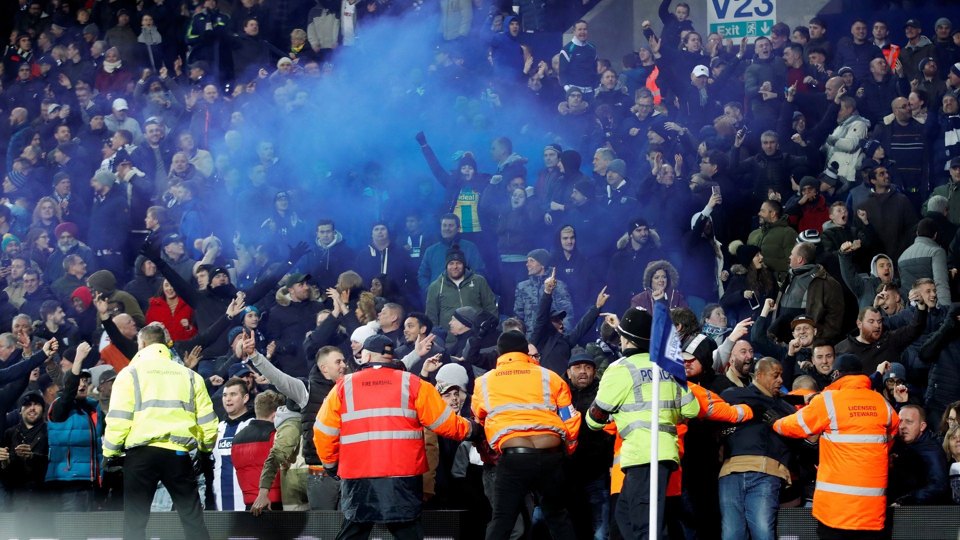 West Brom fans at The Hawthorns