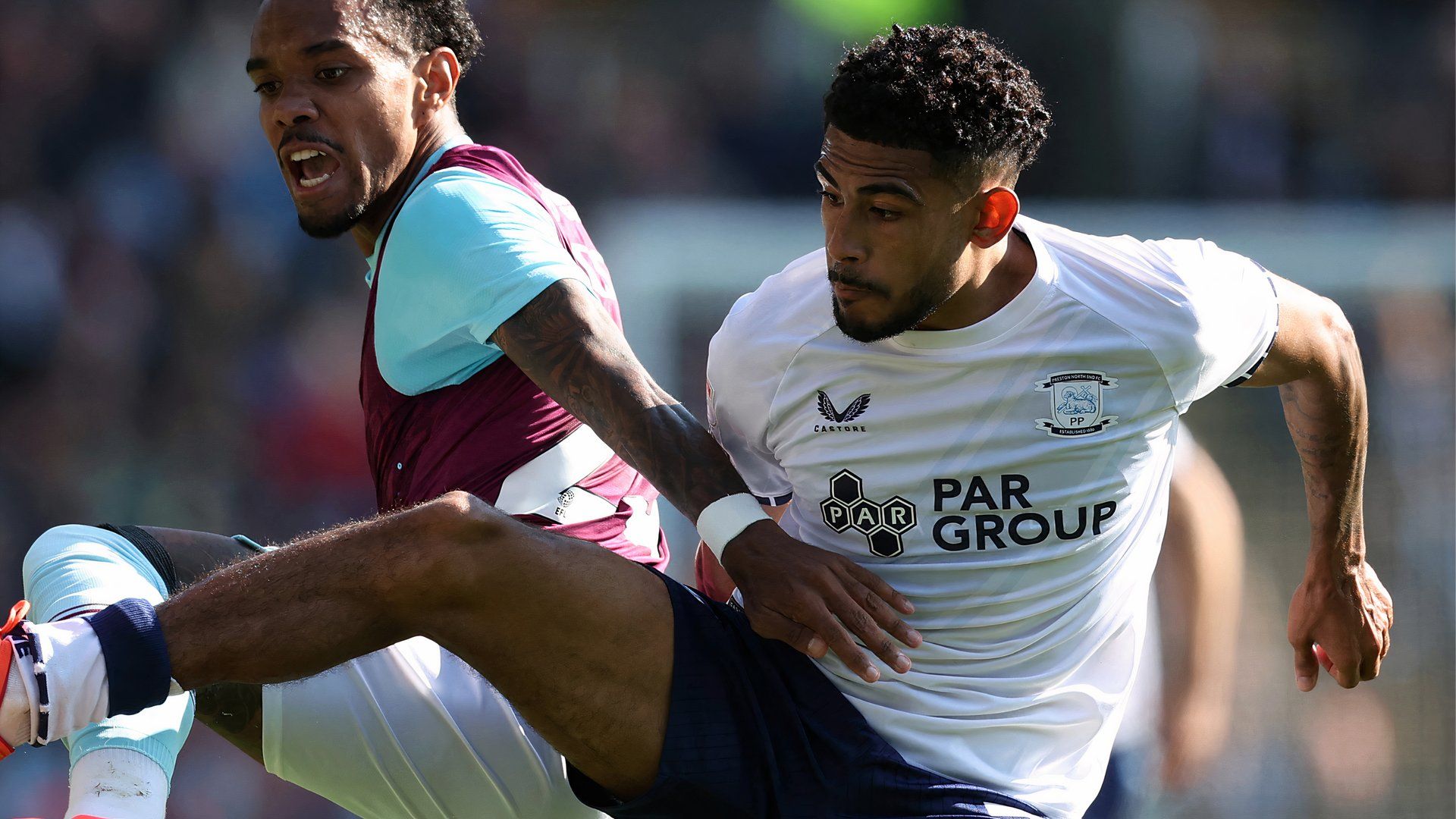 Kaine Kesler-Hayden trong màu áo Preston North End tại Championship