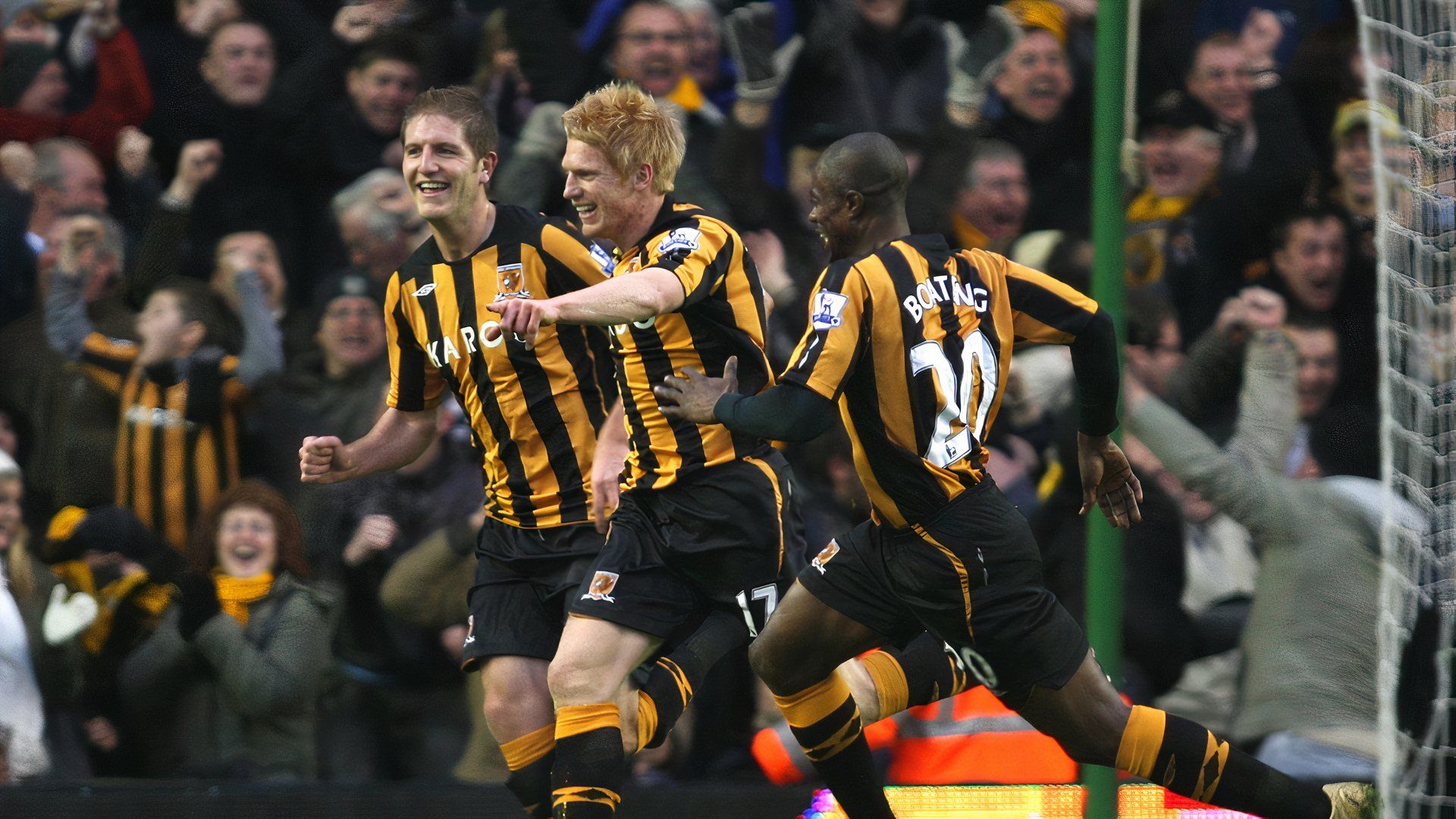 Paul McShane scores for Hull City at Anfield