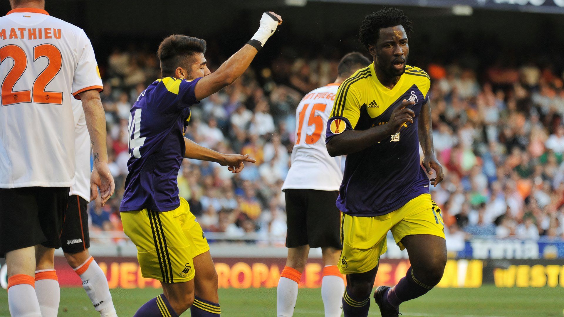 Swansea City: Wilfried Bony was signed to 