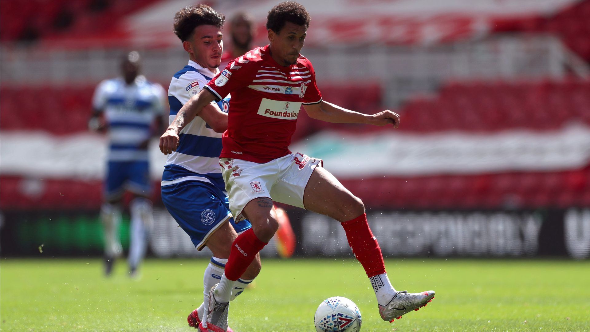 Ravel Morrison playing for Middlesbrough vs Queens Park Rangers 2020