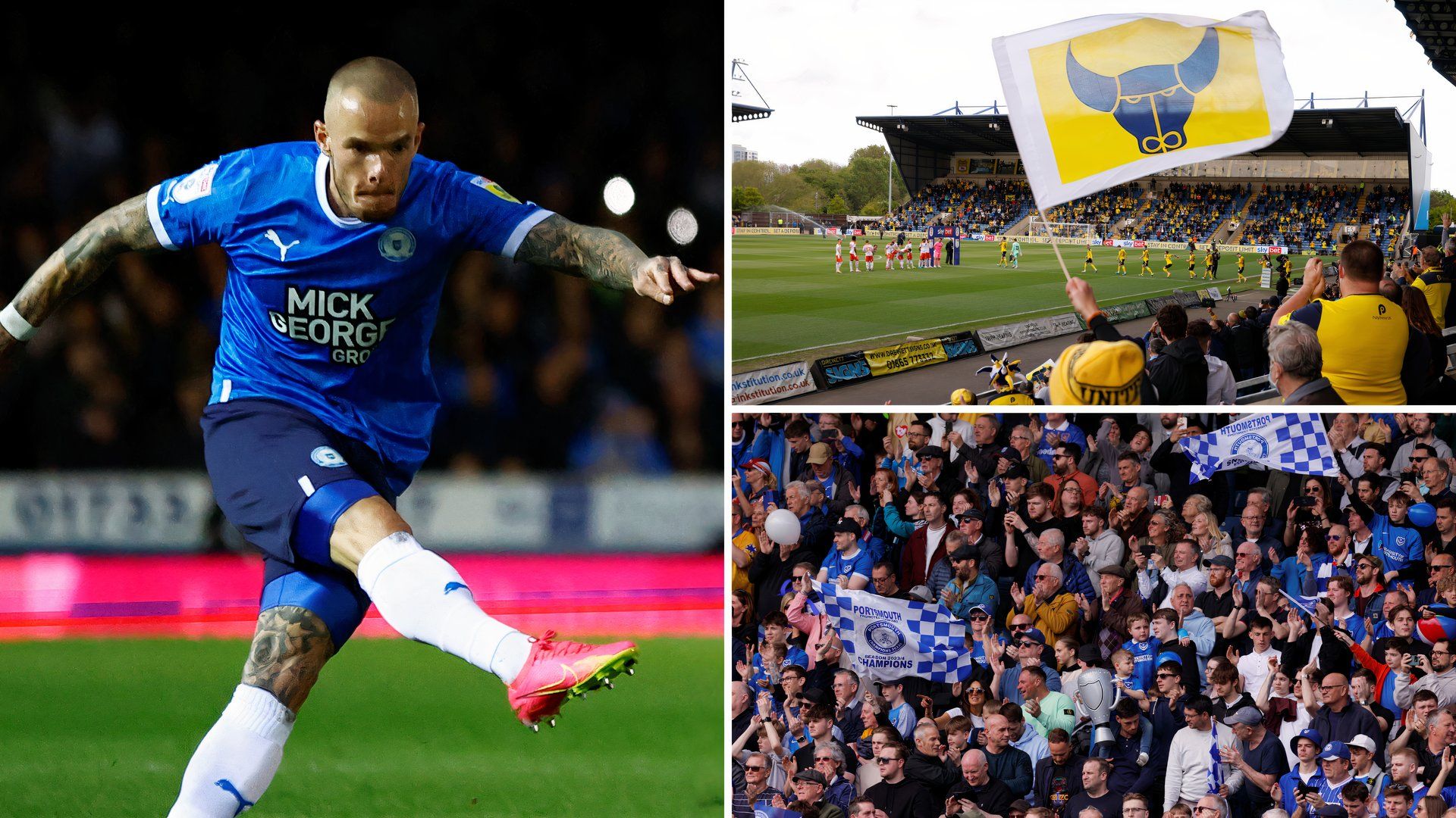 Joe Ward x Oxford United x Portsmouth