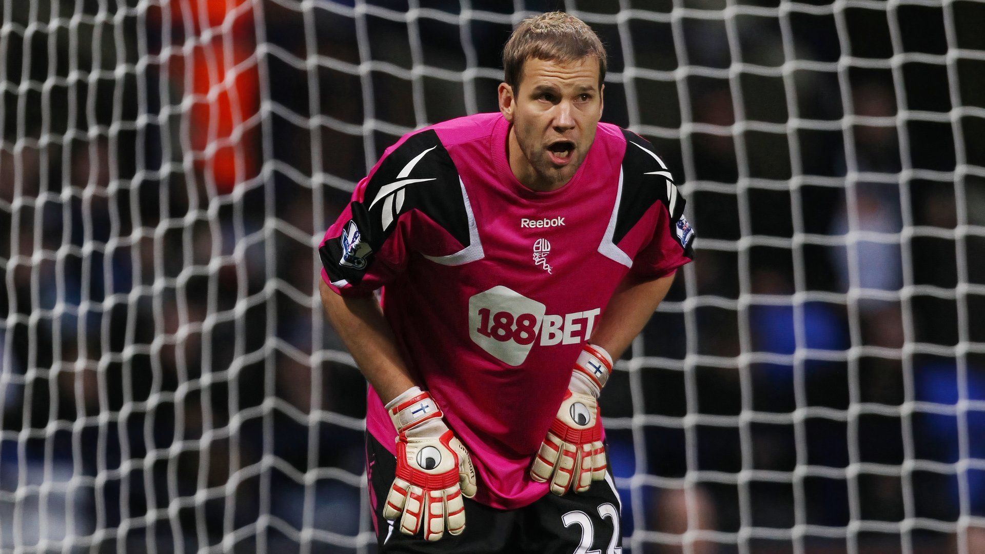 ボルトンワンダラーズ GK #22 JAASKELAINEN XL プレミアリーグ