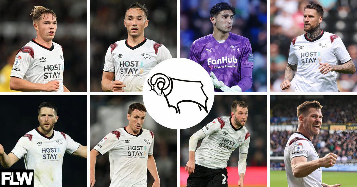 The Derby County players who are going to leave in 2025 if nothing is done