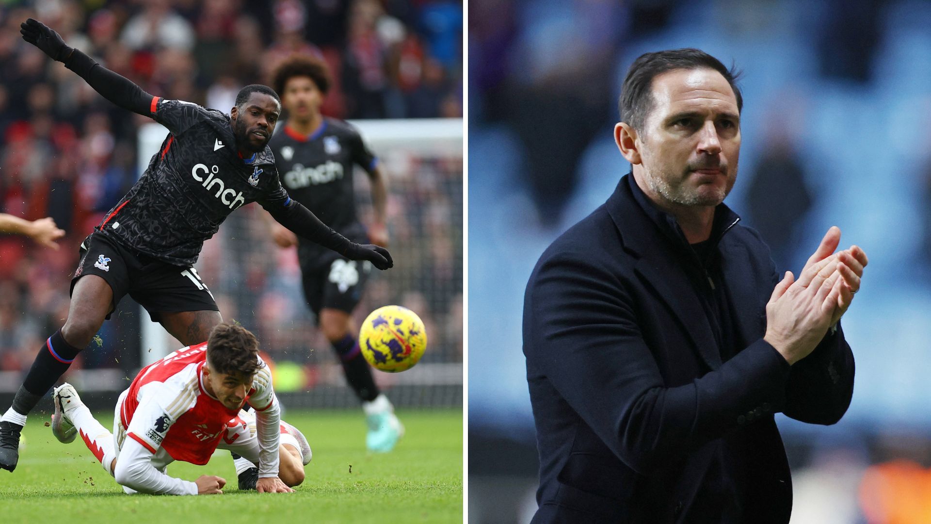 Jeffrey Schlupp (left) & Frank Lampard (right)