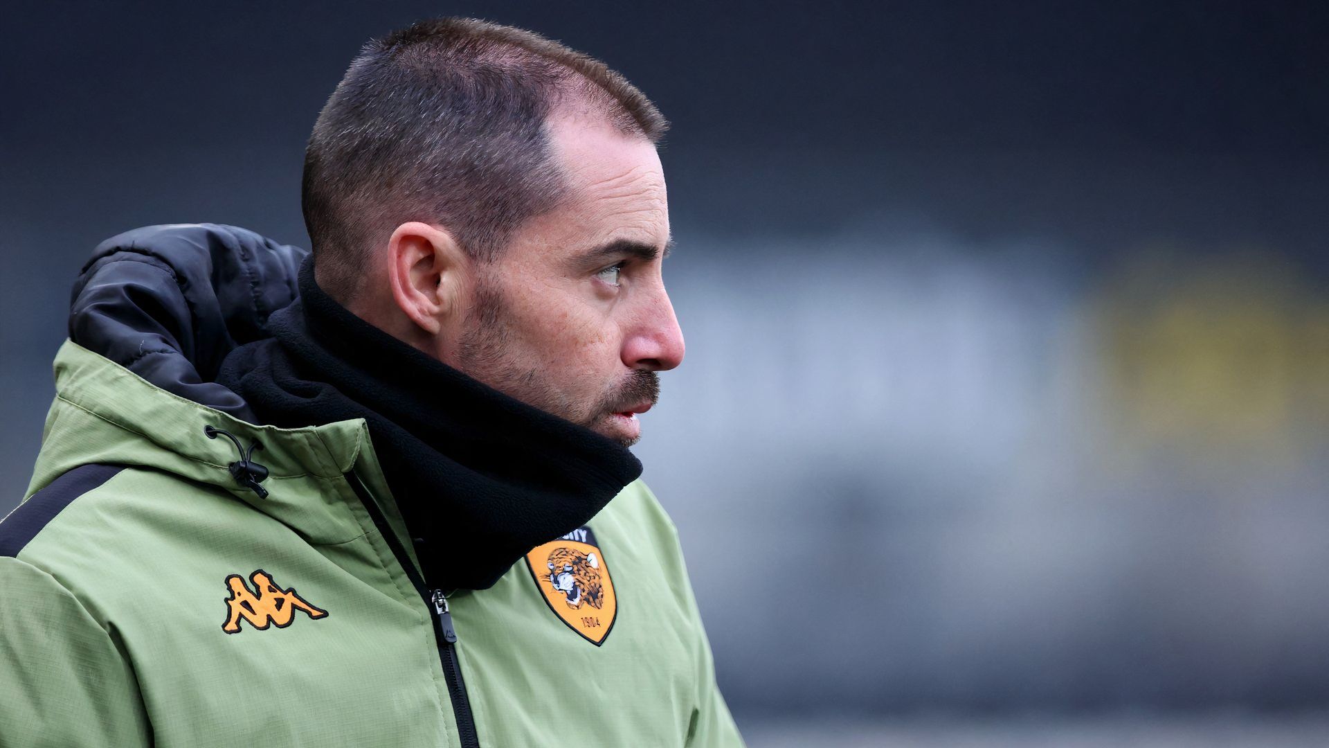 Ruben Selles in charge of Hull City in the FA Cup