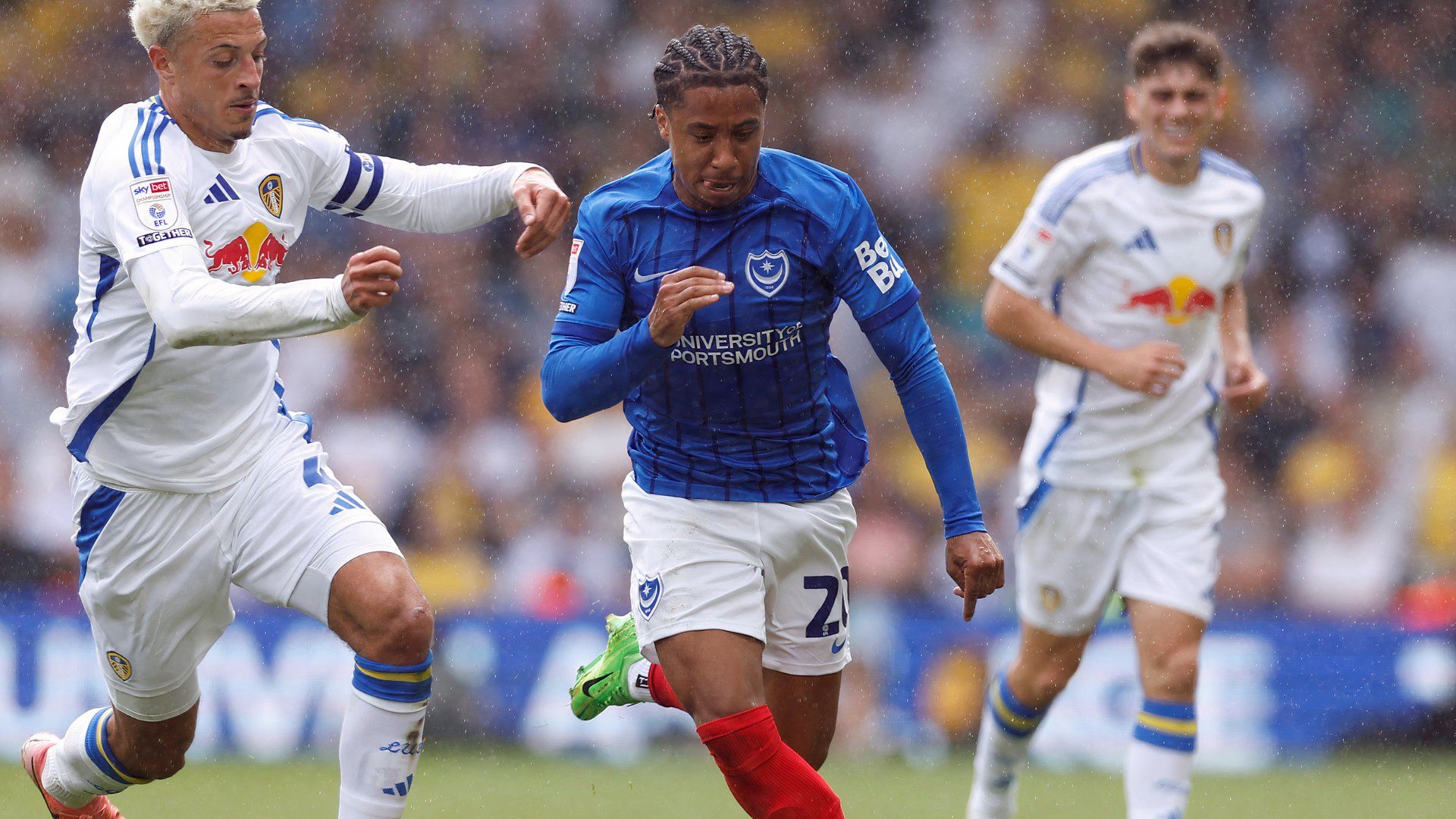 Portsmouth's Sammy Silvera vs Leeds United