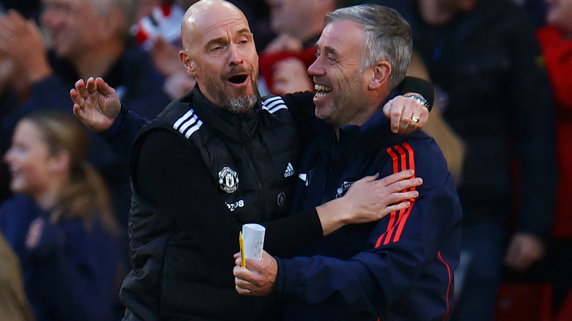 Rene Hake and Erik ten Hag