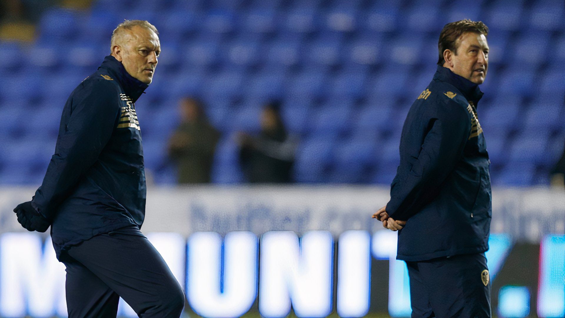 Neil Redfearn and Steve Thompson Managing at Leeds United