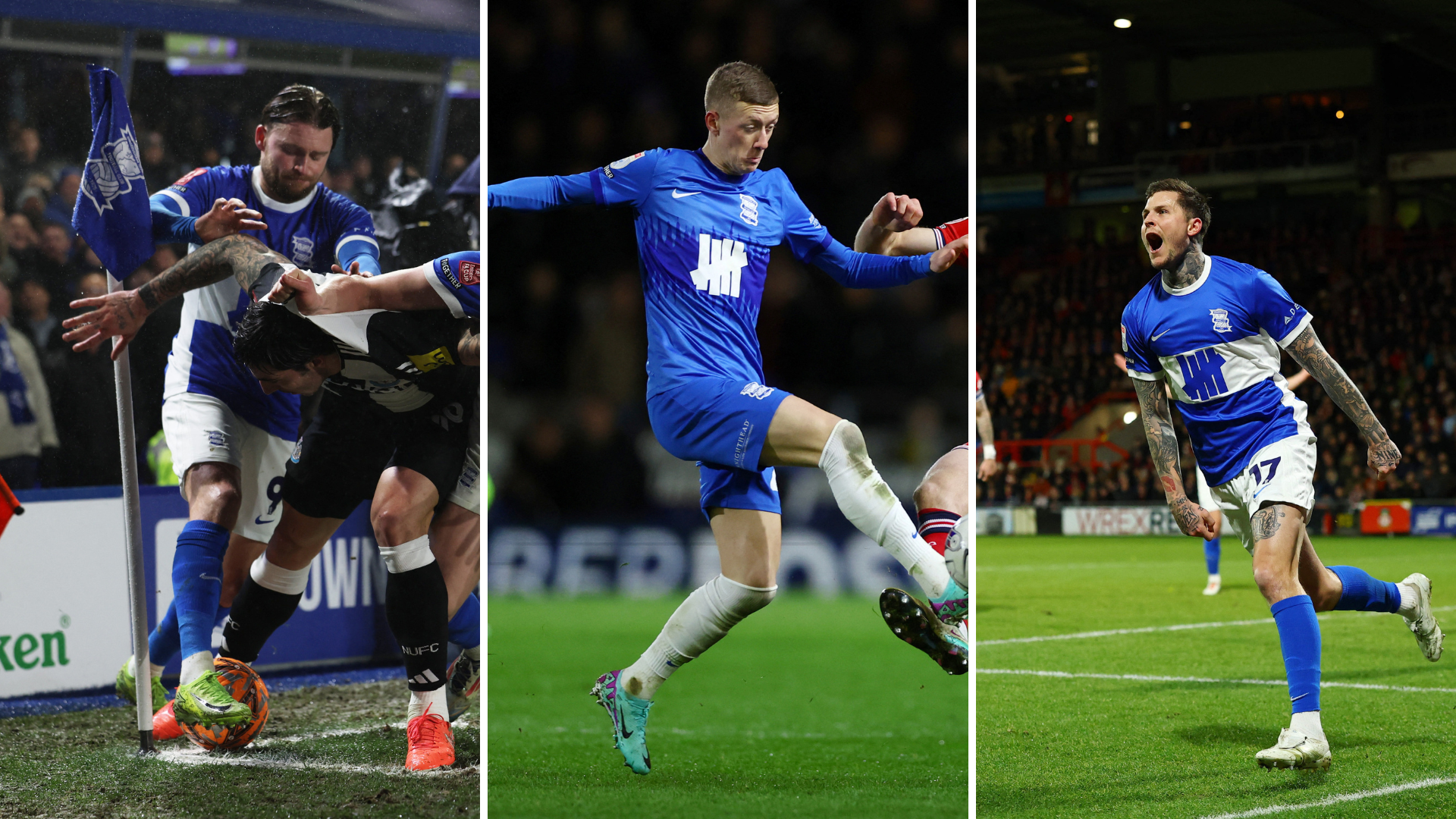 Alfie May, Jay Stansfield & Lyndon Dykes - Birmingham City