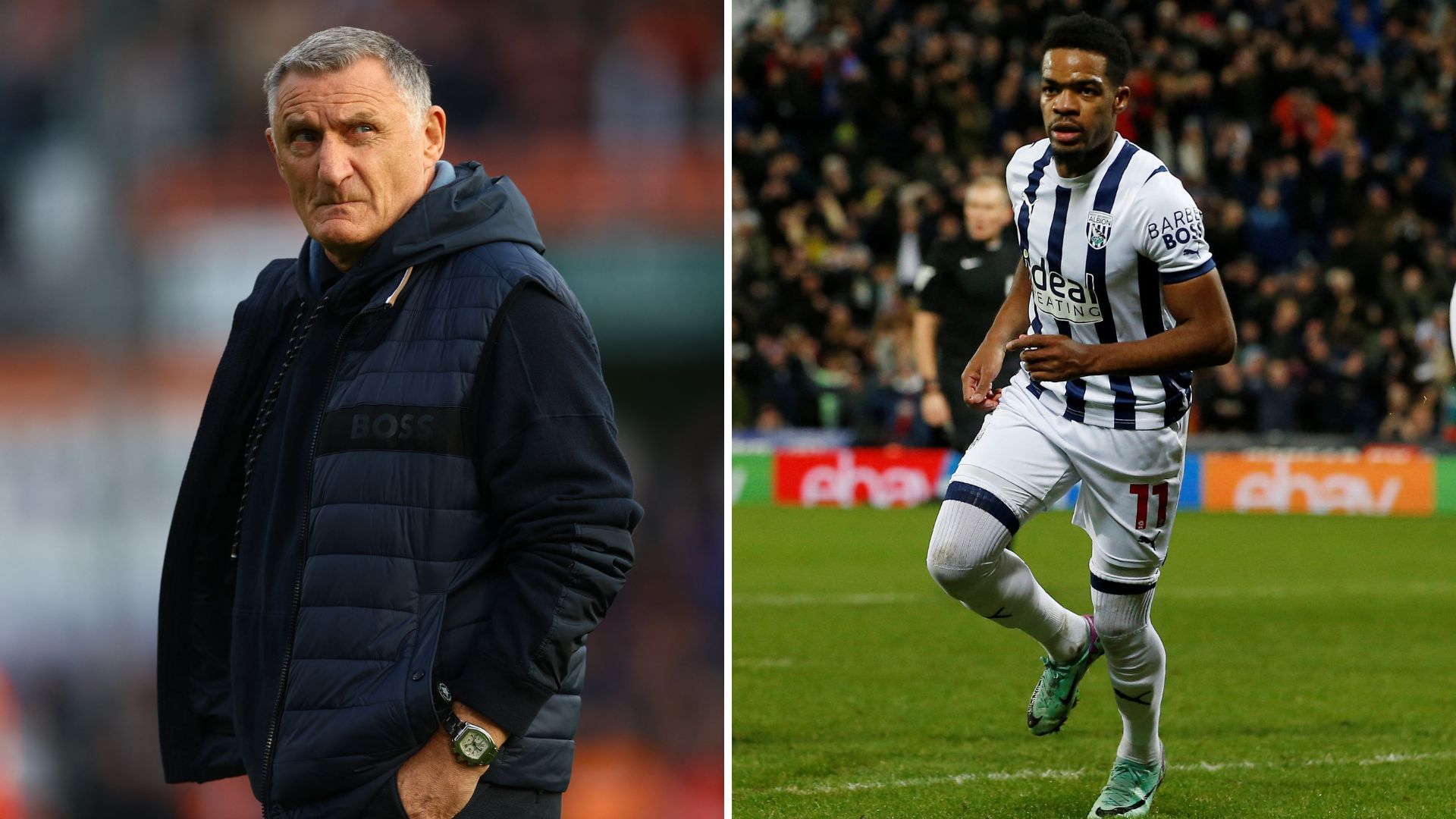 Tony Mowbray + Grady Diangana + West Brom