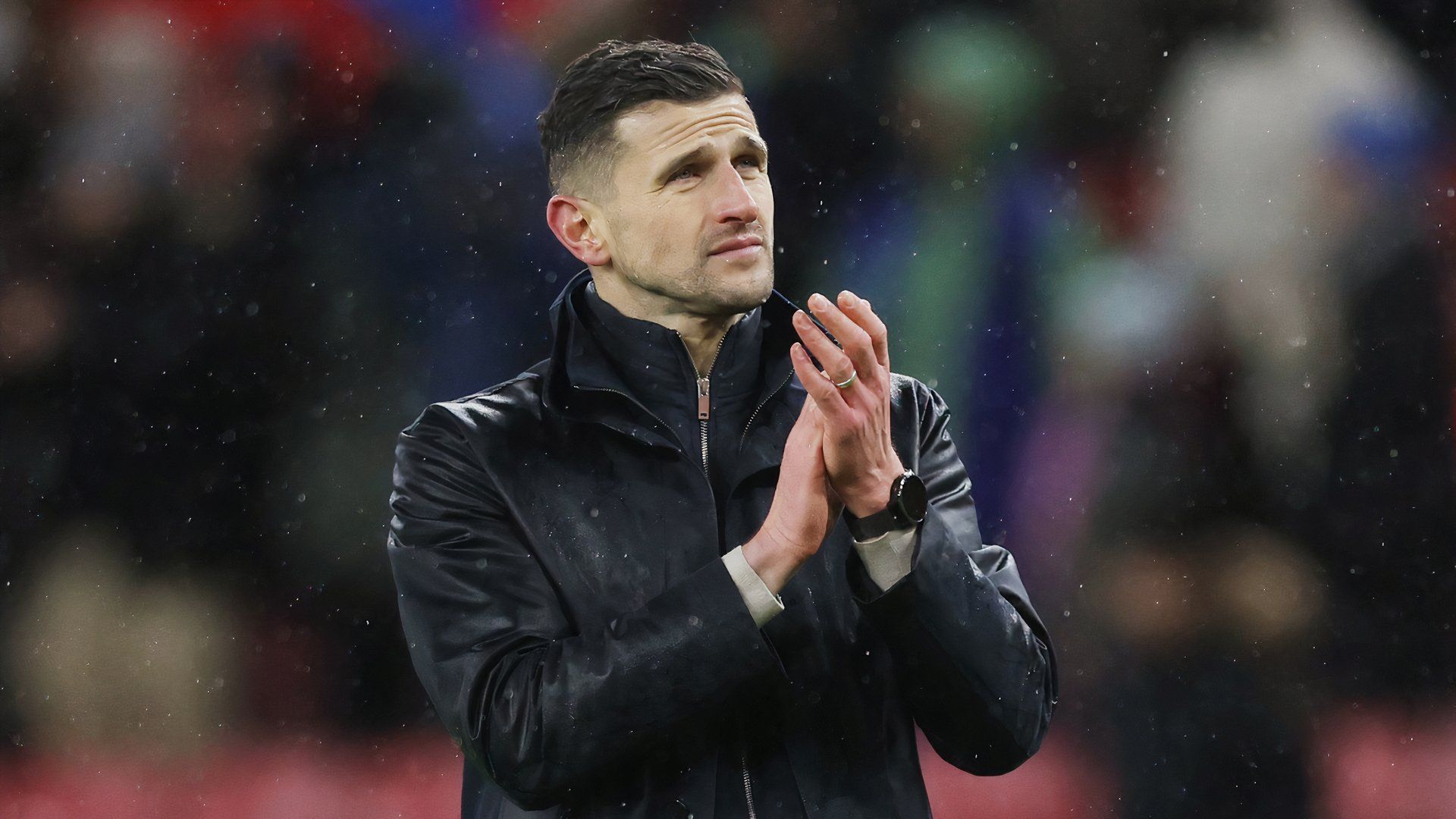 John Mousinho at the Stadium of Light