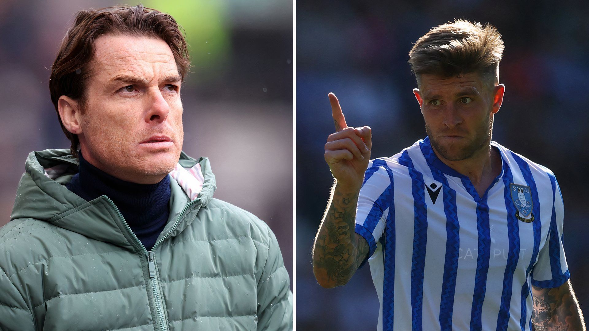 Josh Windass Scott Parker Sheffield Wednesday Burnley