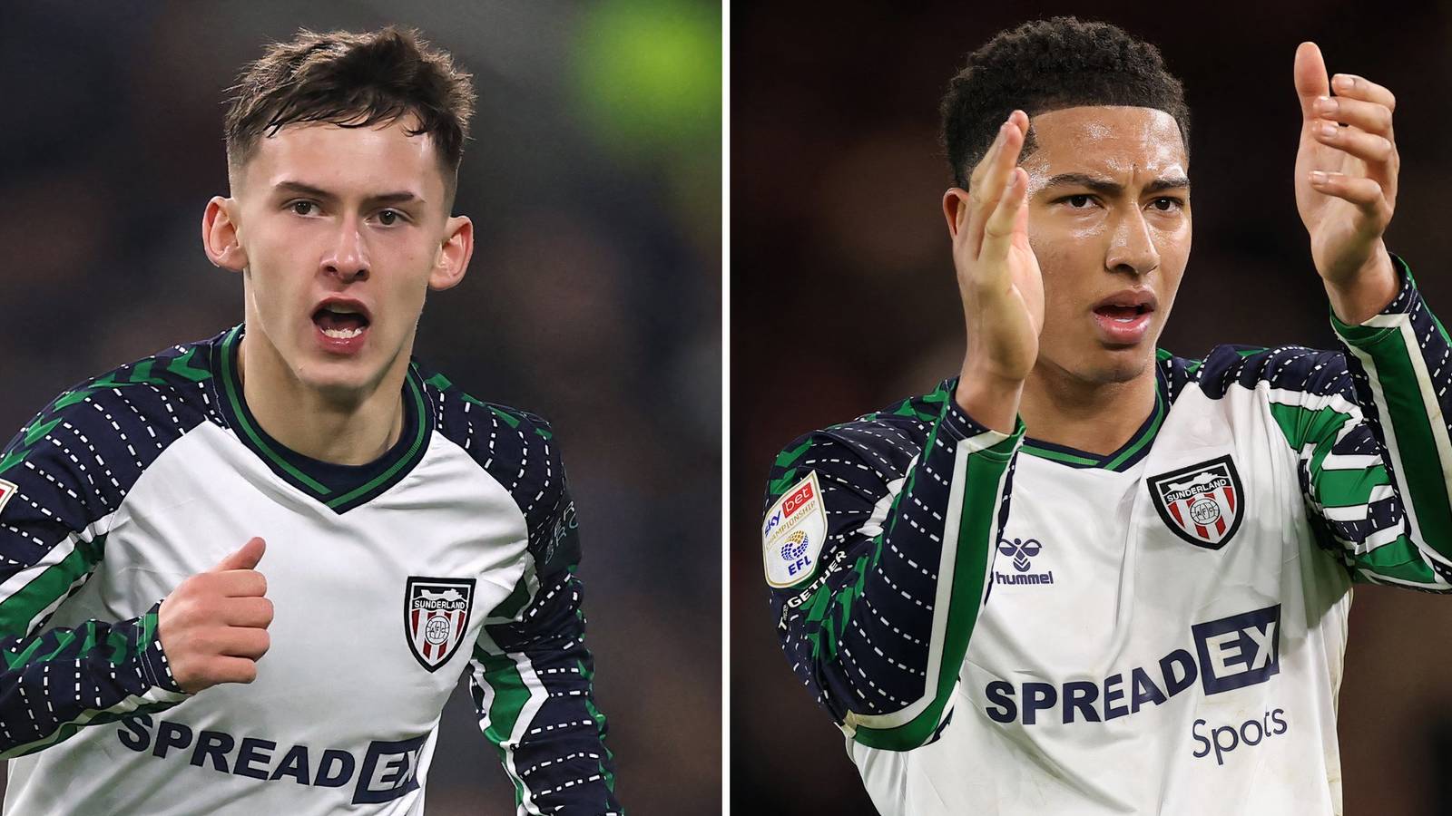 Arsenal and Man Utd want Sunderland stars Jobe Bellingham and Chris Rigg