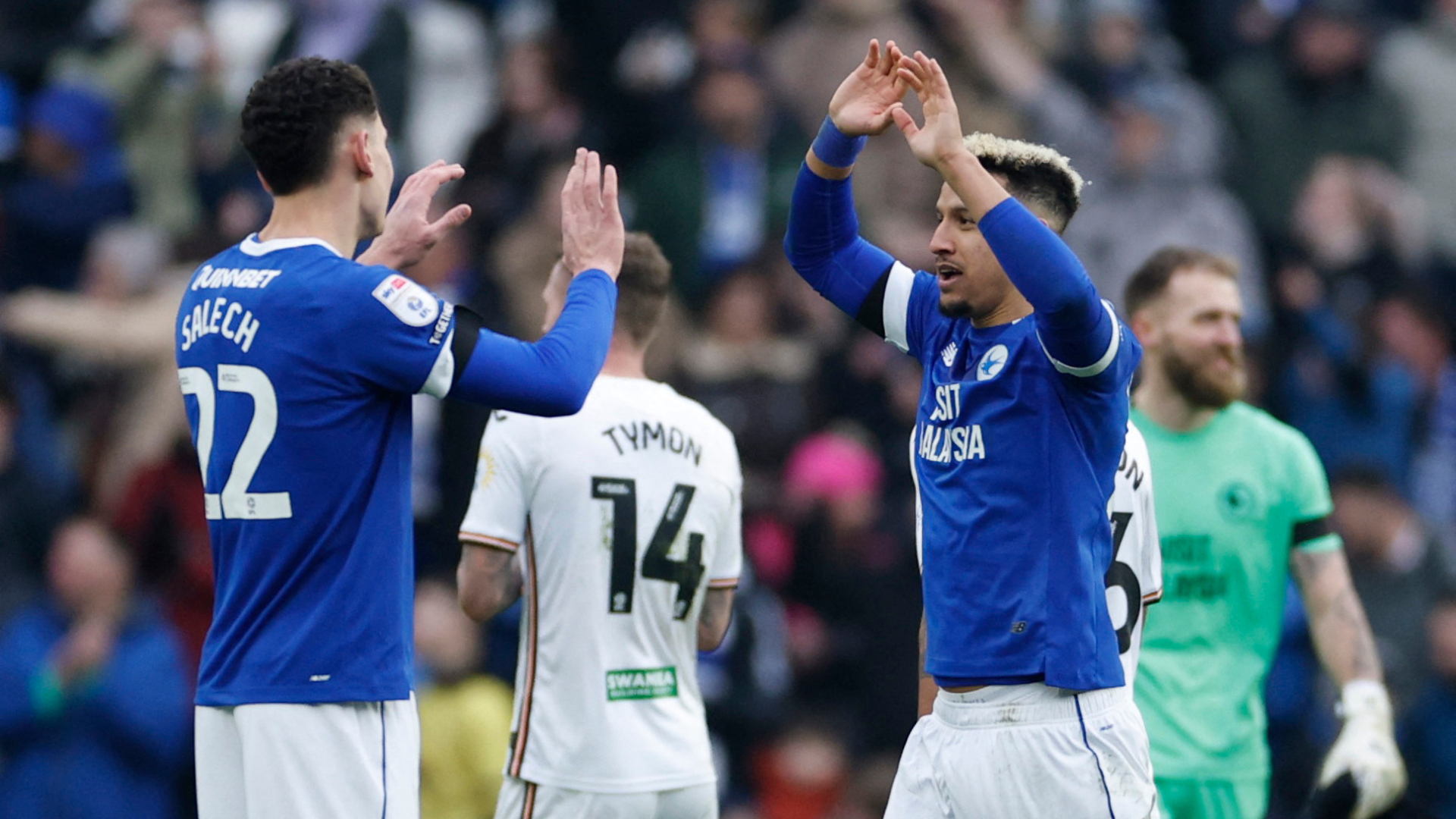 yousef salech callum robinson cardiff city