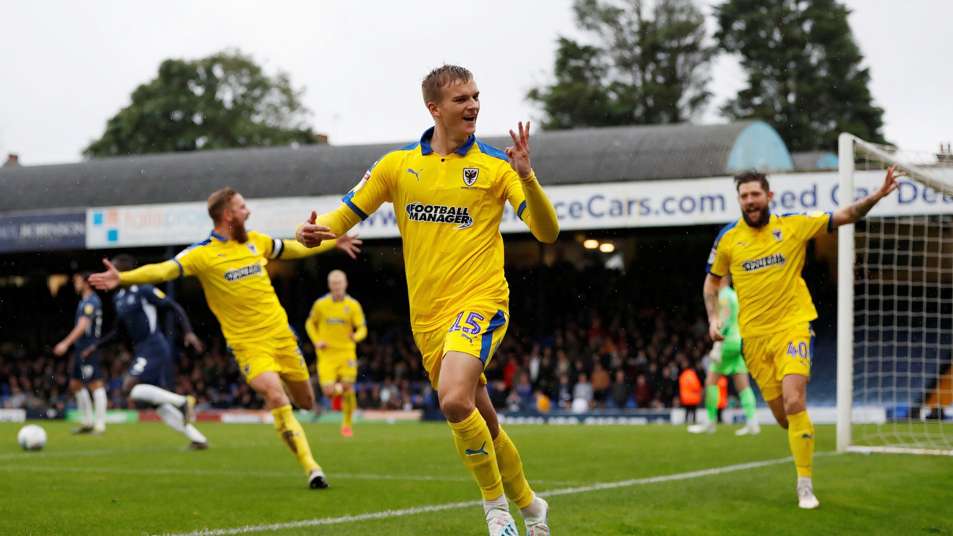 Marcus Forss AFC Wimbledon vs Southend United