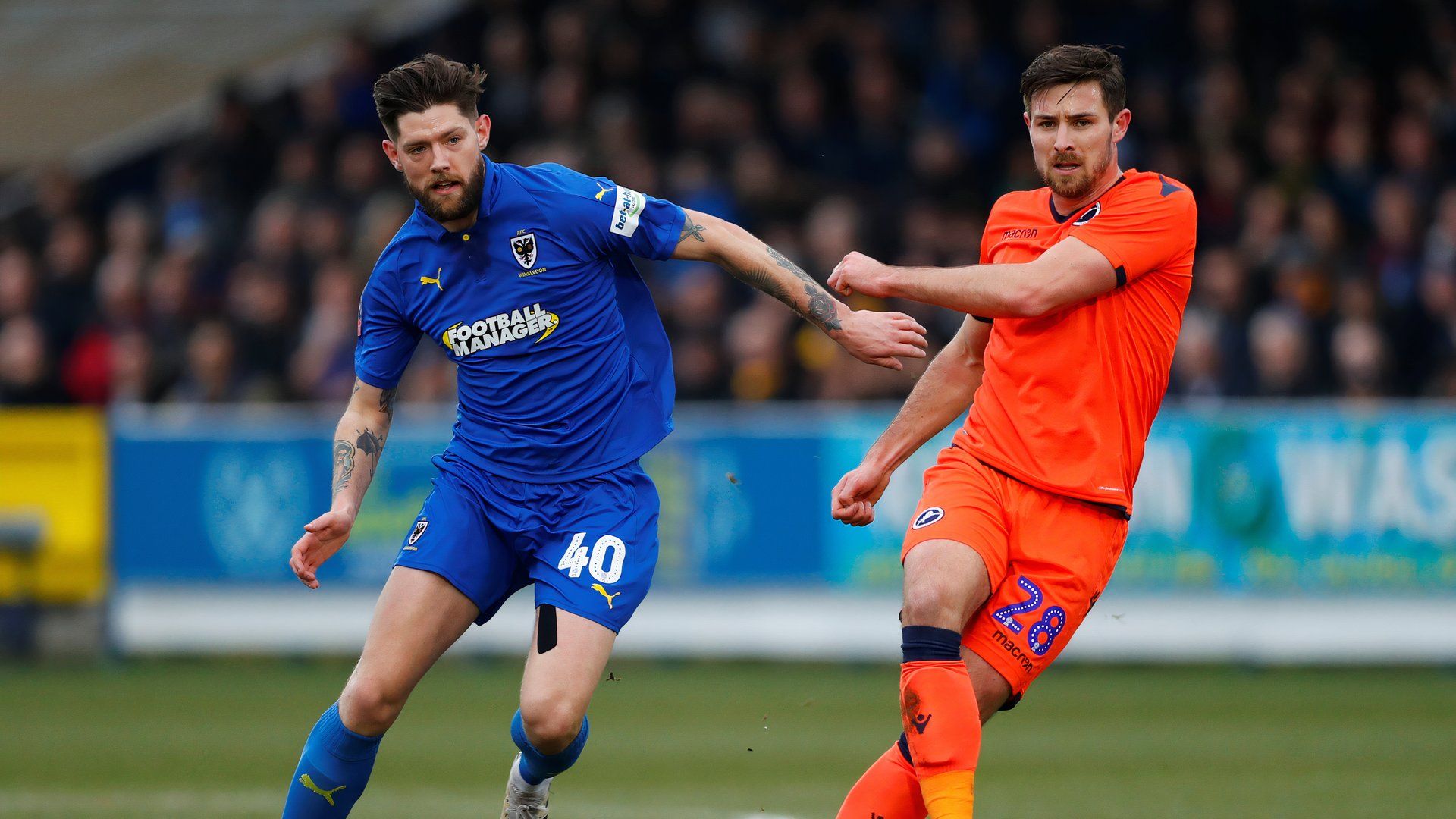 Anthony Wordsworth AFC Wimbledon vs Millwall FA Cup