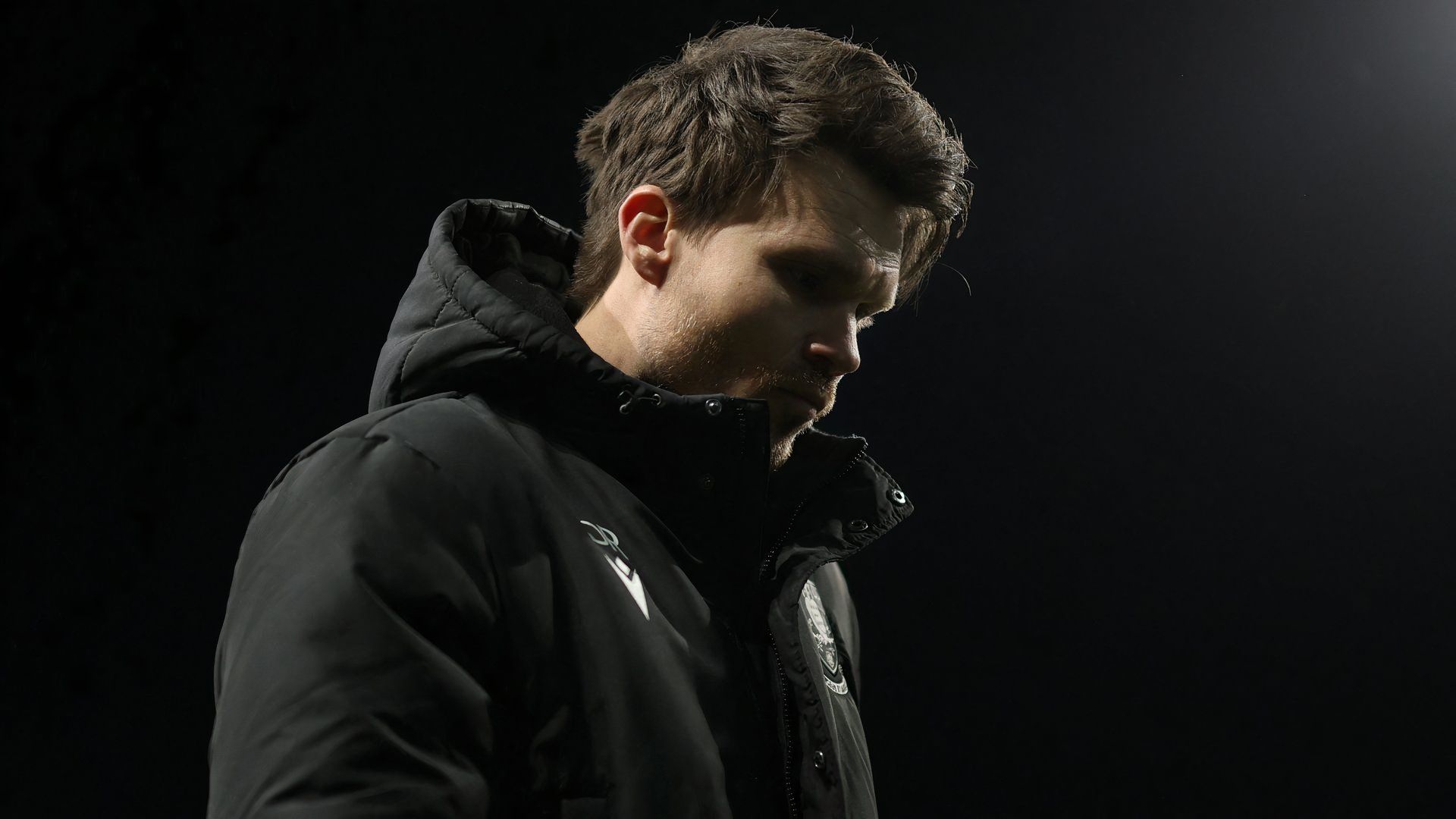 Danny Rohl looks dejected in charge of Sheffield Wednesday