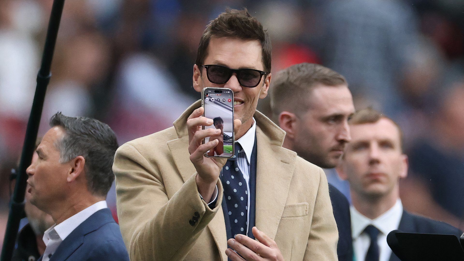 Tom Brady at Wembley Stadium