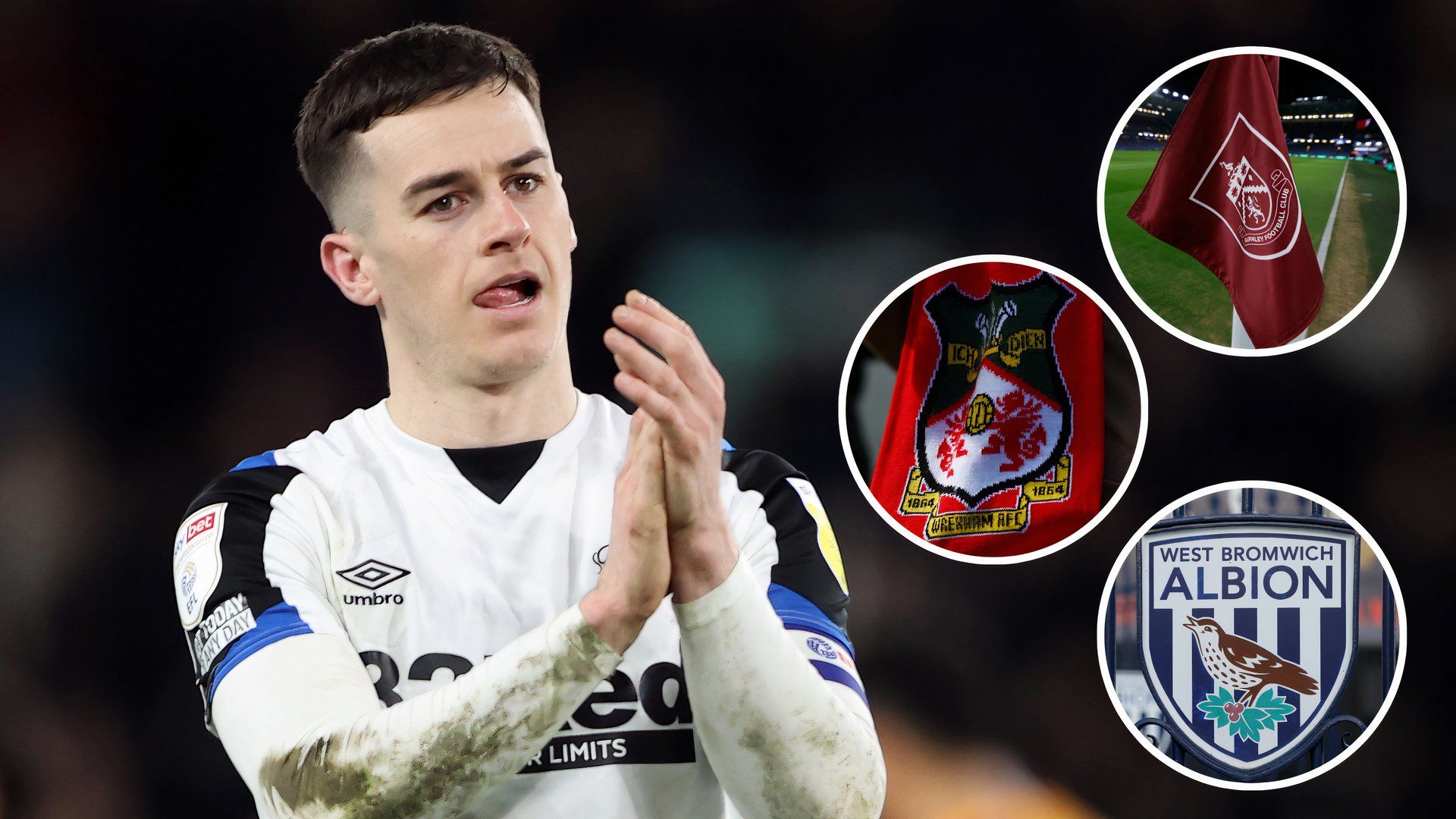 Tom Lawrence's old Derby County wage as West Brom, Burnley and Wrexham plot move