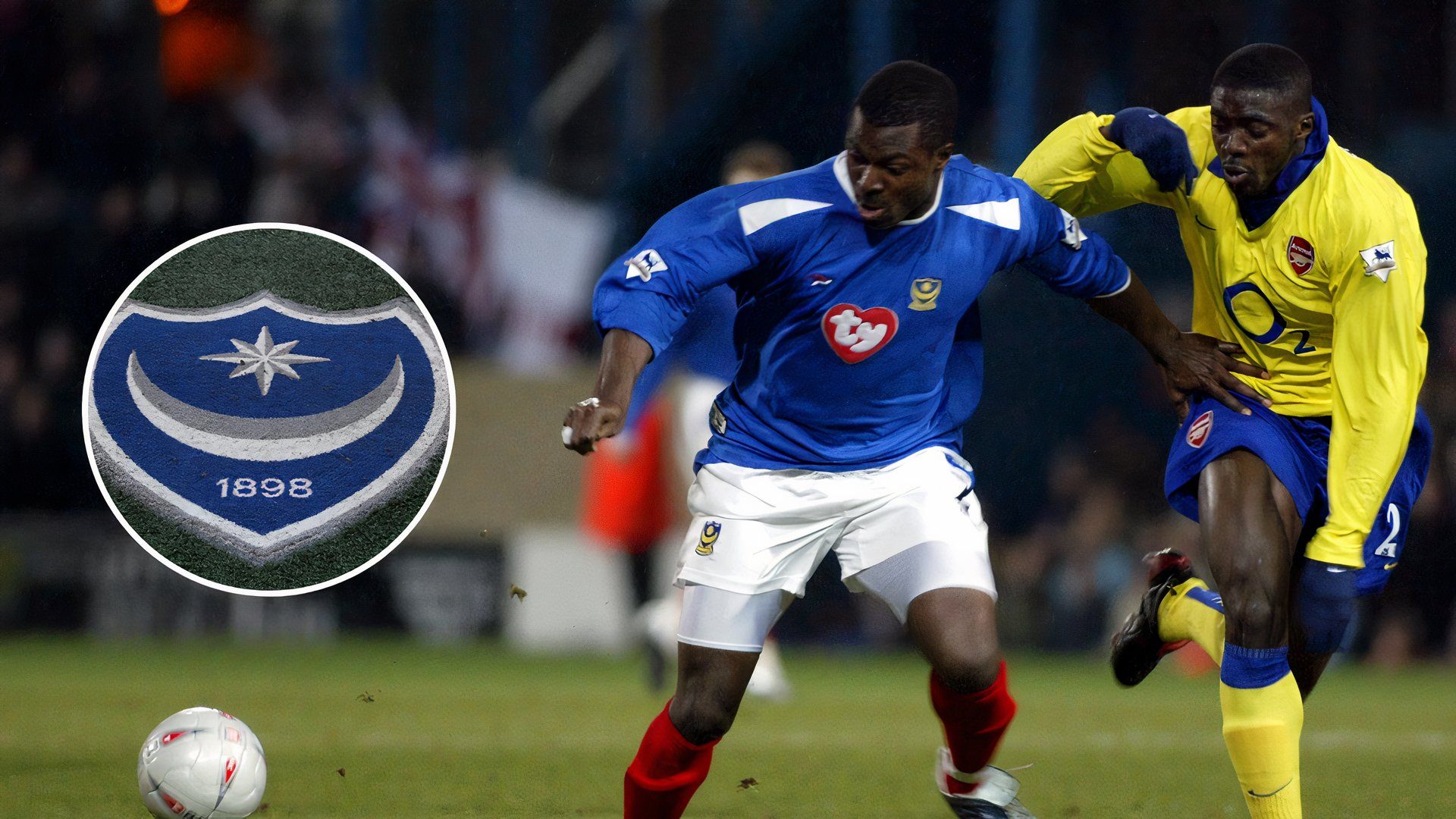 Yakubu x Portsmouth badge (bubble image)