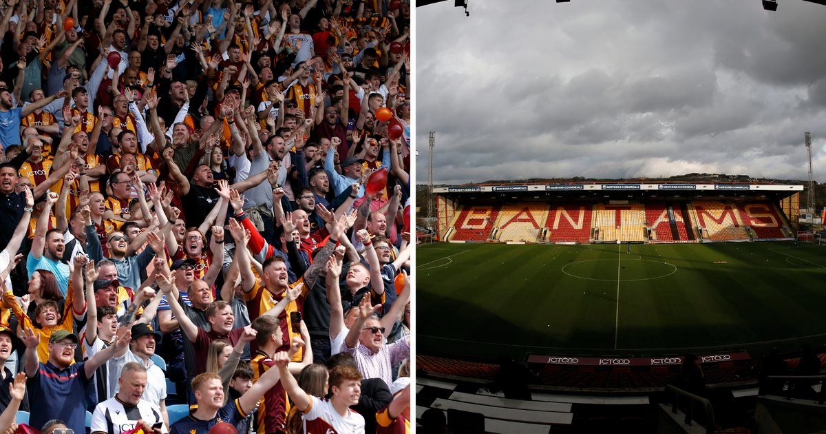 Bradford City supporters and Valley Parade