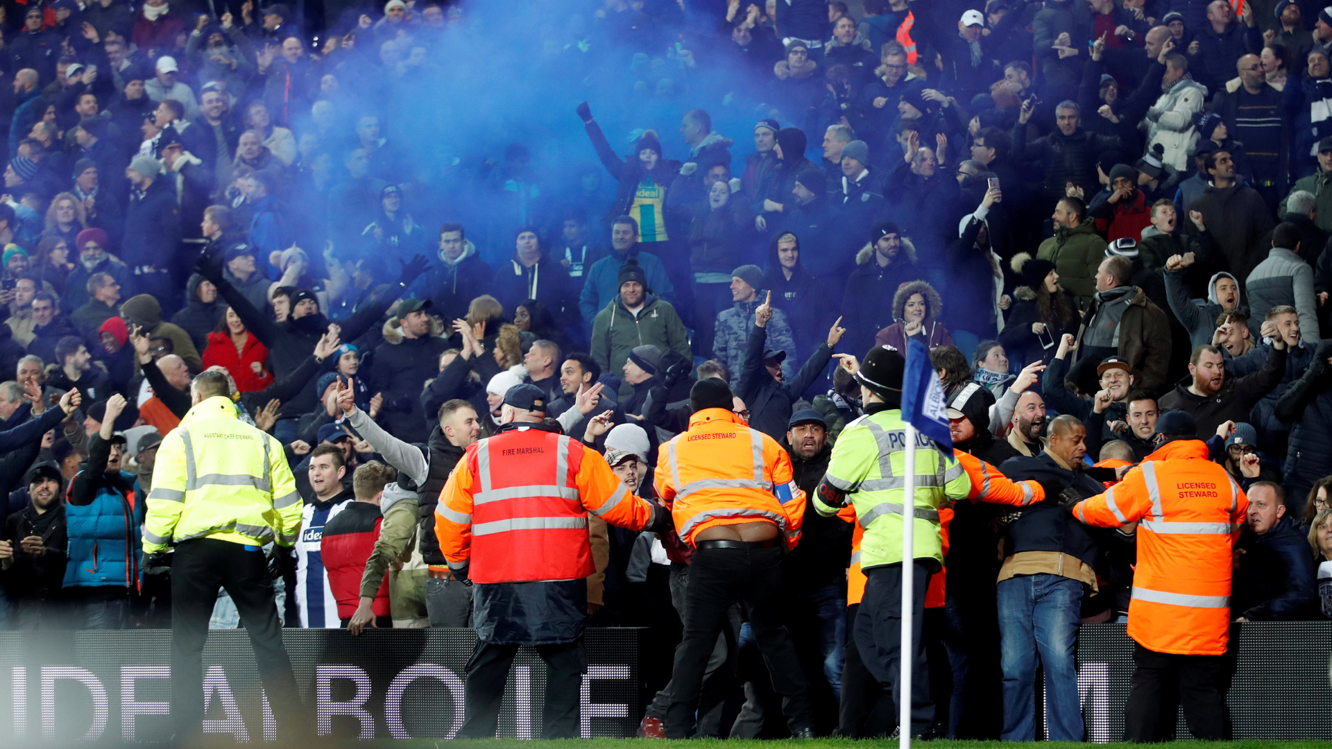 West Brom fans