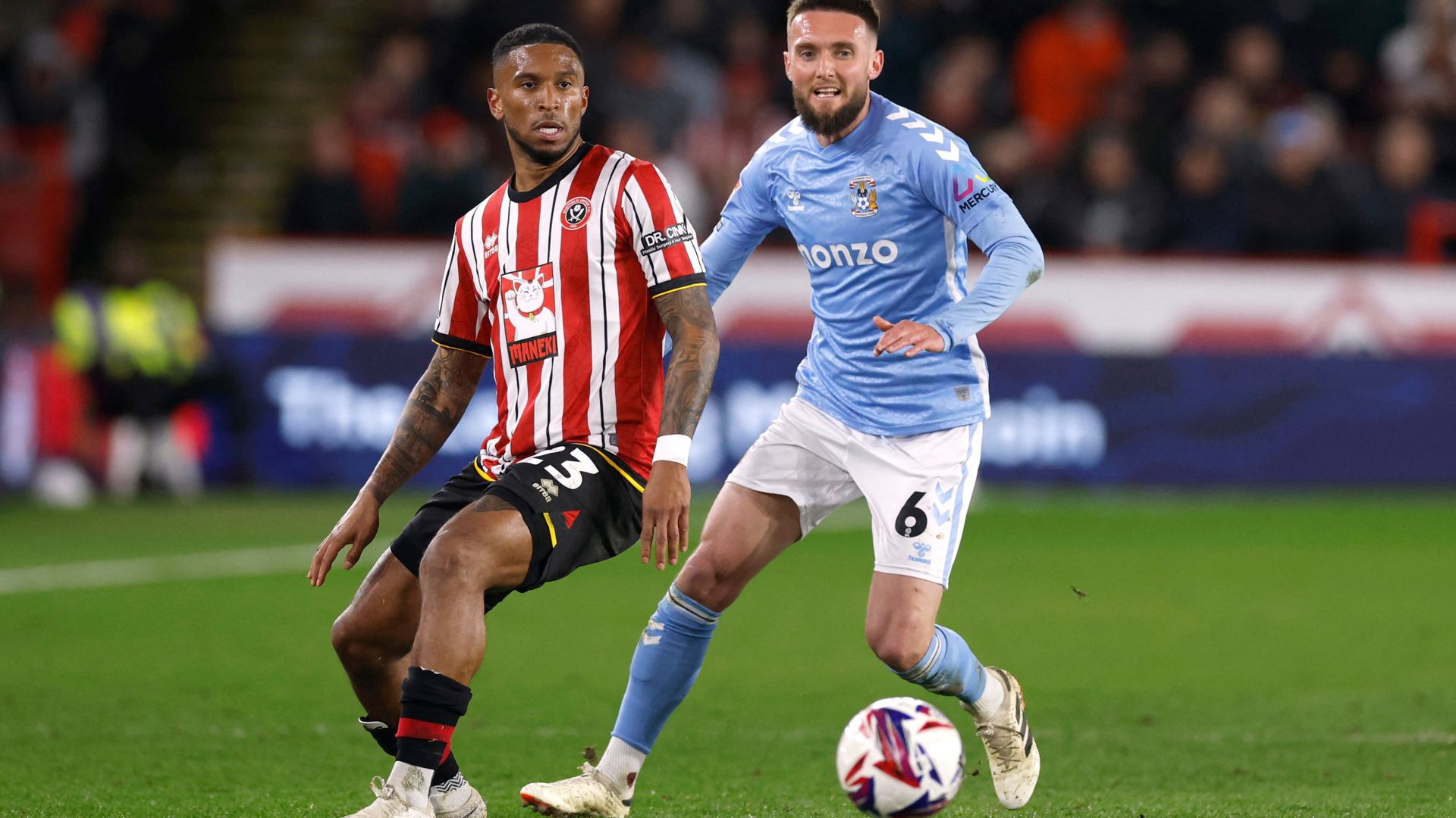 Matt Grimes in action for Coventry City