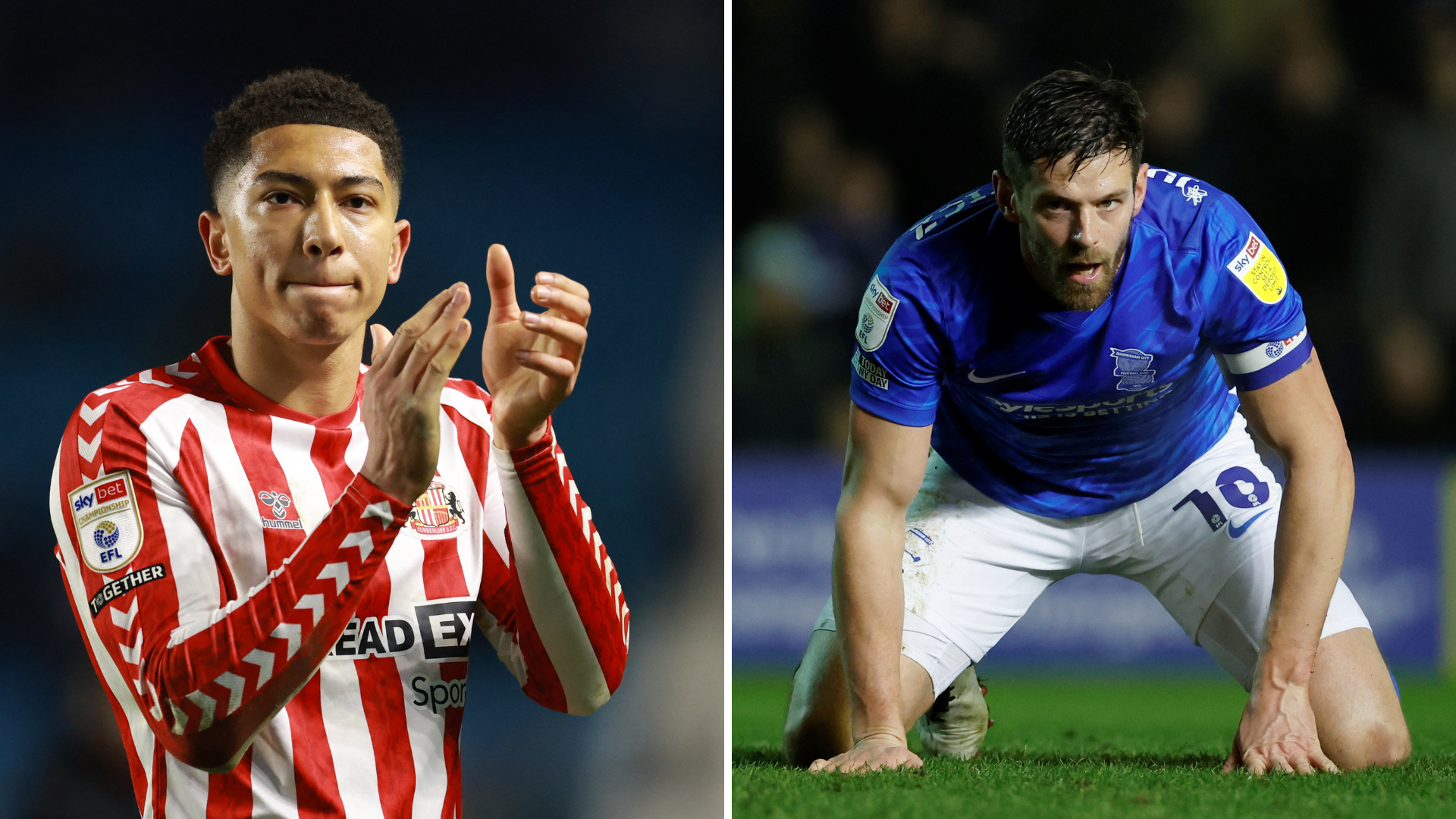 Jobe Bellingham et Lukas Jutkiewicz de Birmingham City
